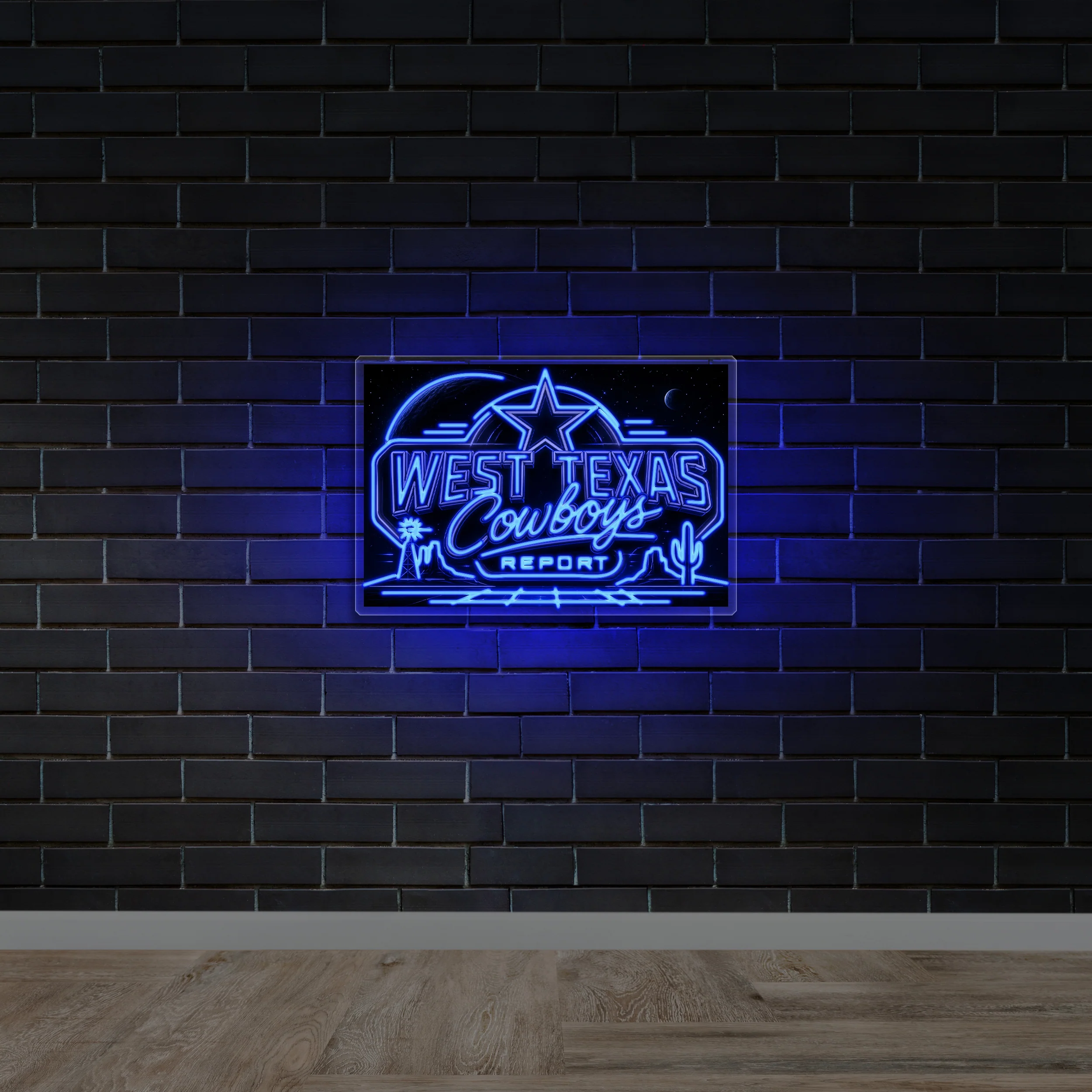 WEST TEXAS COWBOYS - Premium Neon Artwork