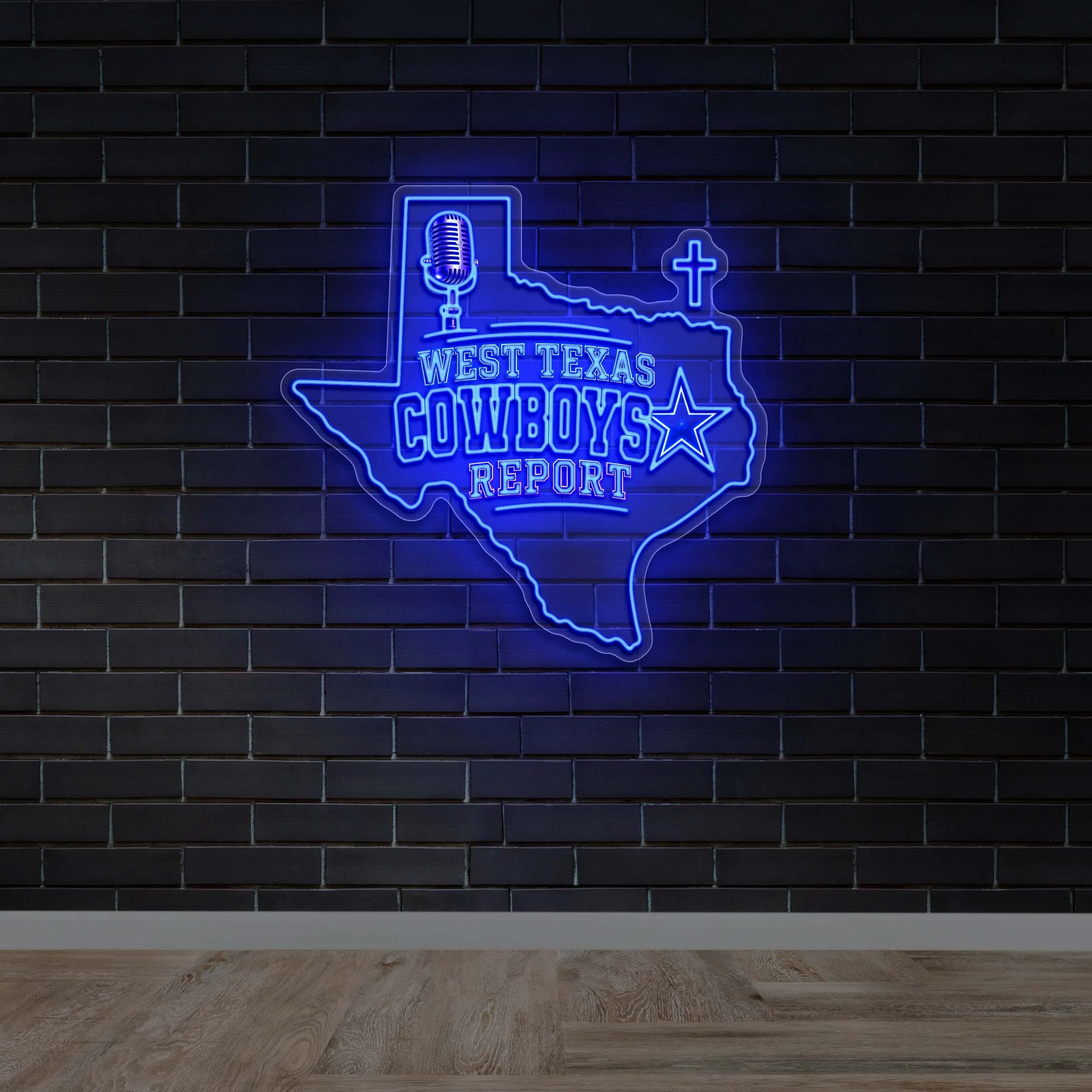 WEST TEXAS COWBOYS | 2nd Version - Premium Neon Artwork