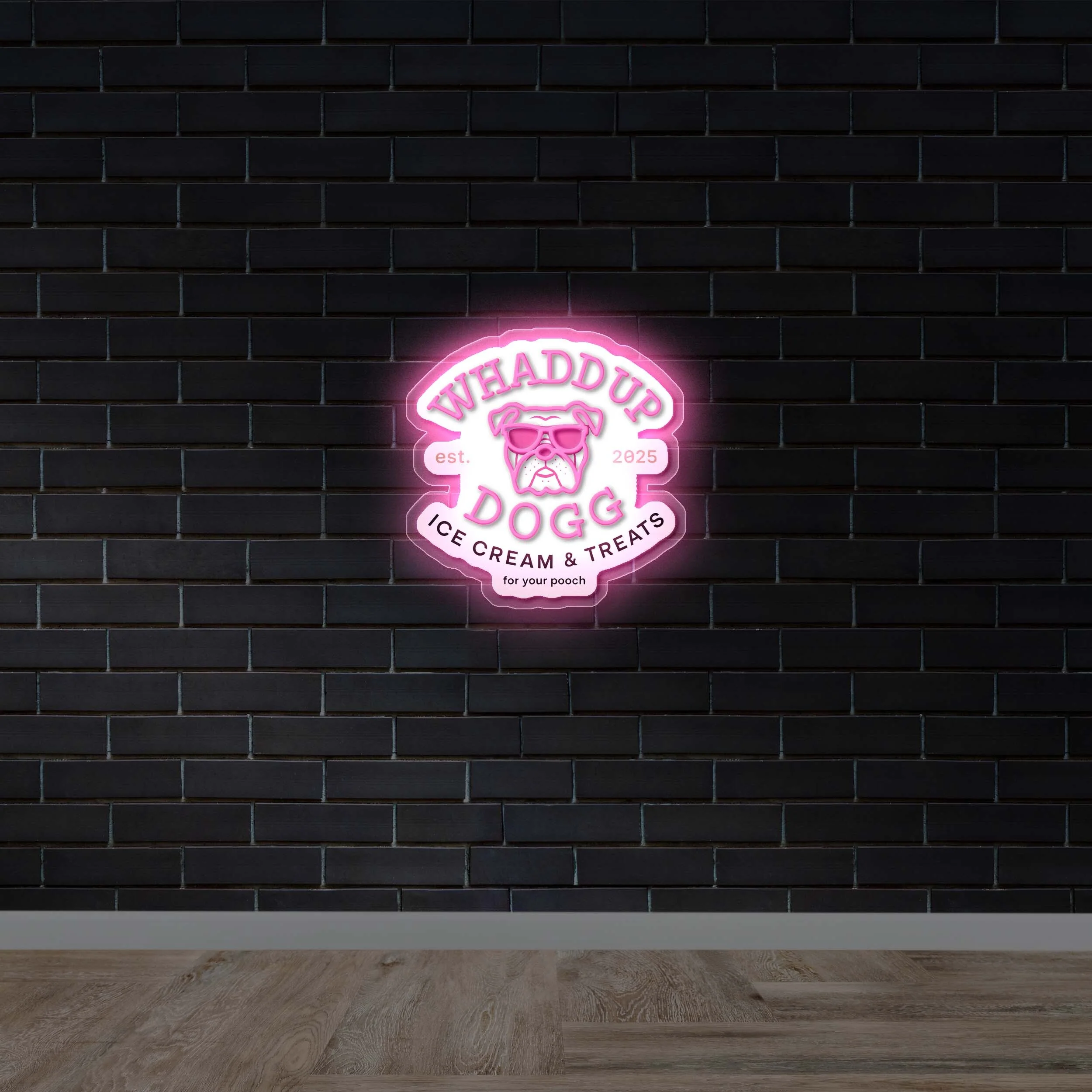 Whaddup Dogg - Premium Neon Artwork