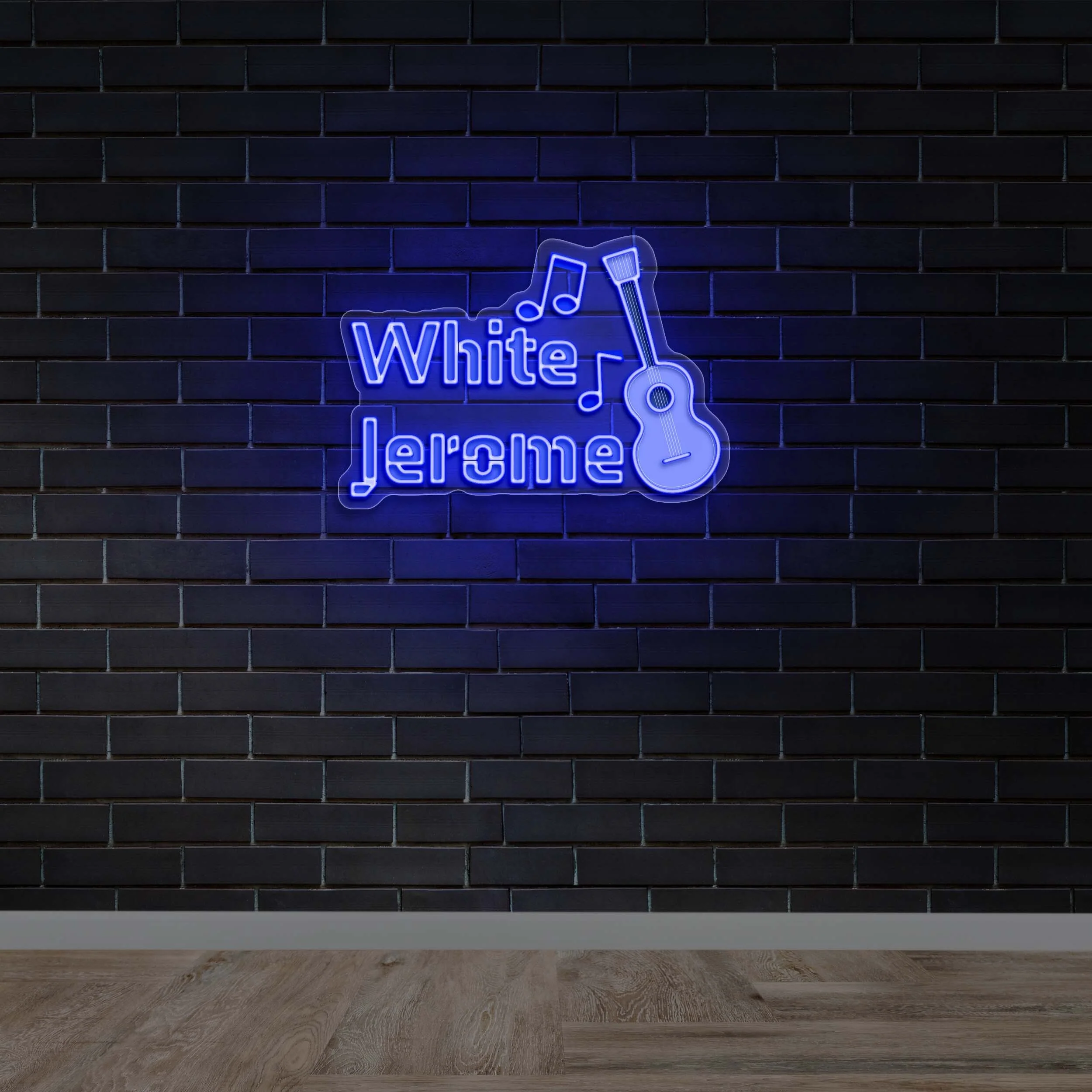 White Jerome - Premium Neon Artwork