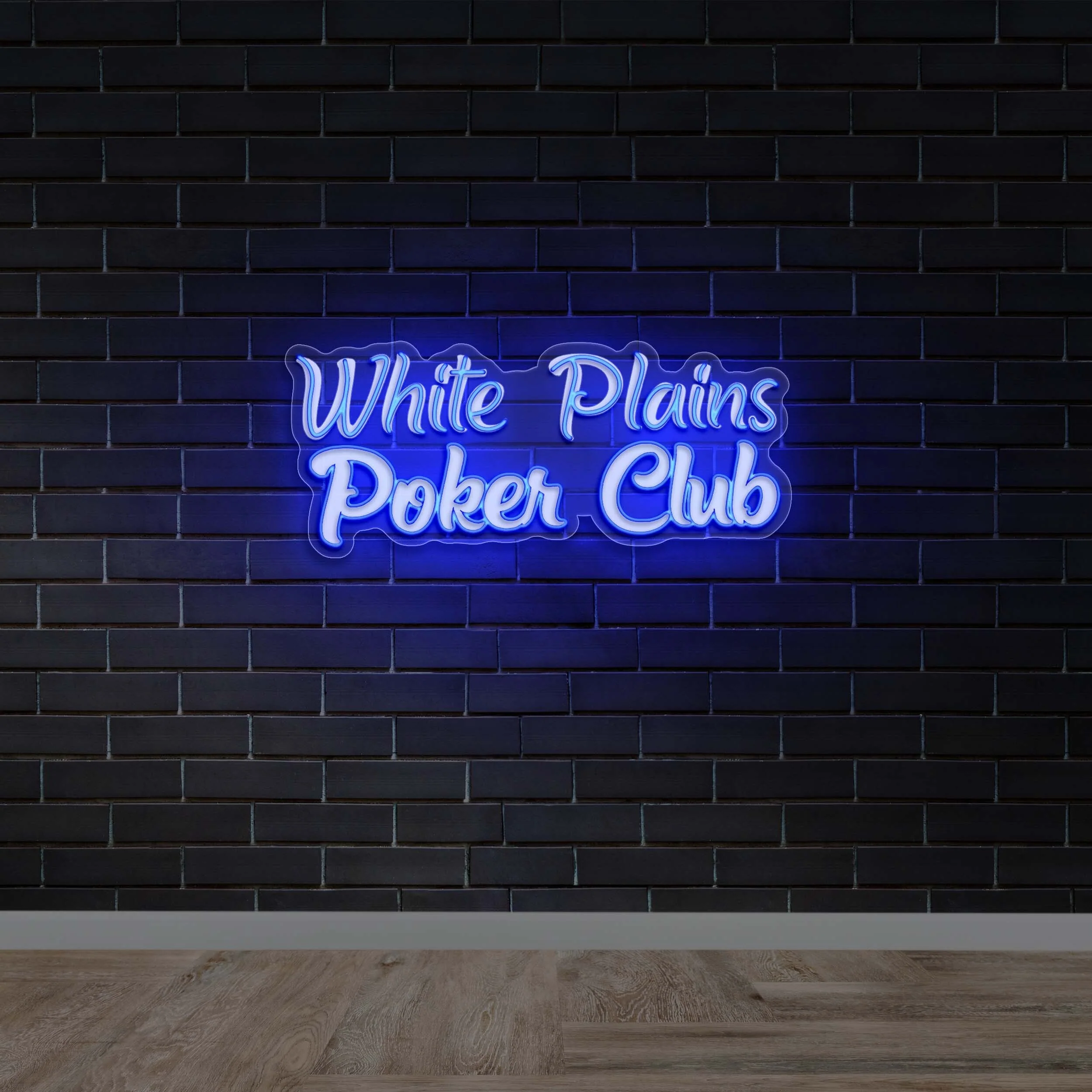 White Plains Poker Club - Premium Neon Artwork - Image 2