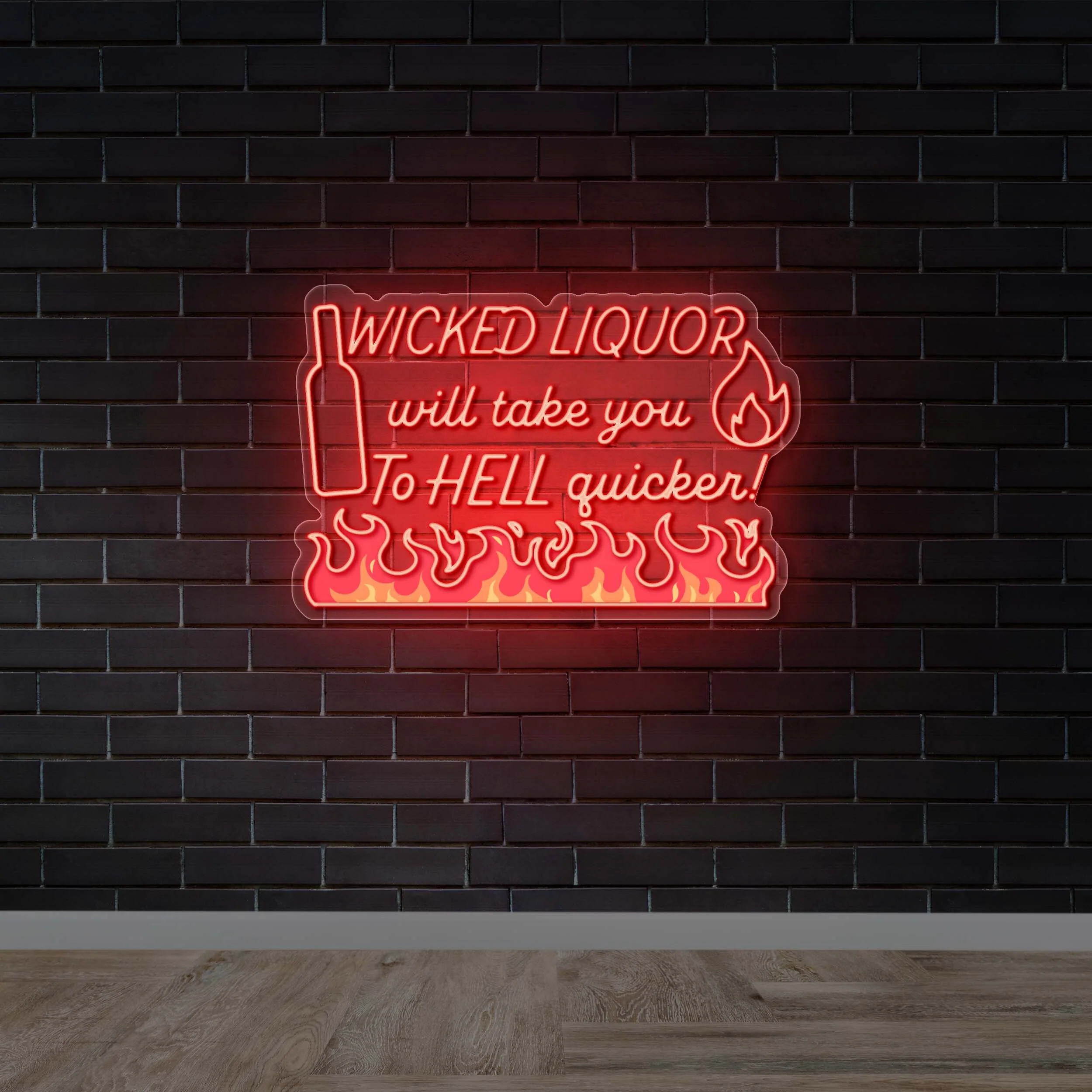 WICKED LIQUOR | 3rd Version - Premium Neon Artwork