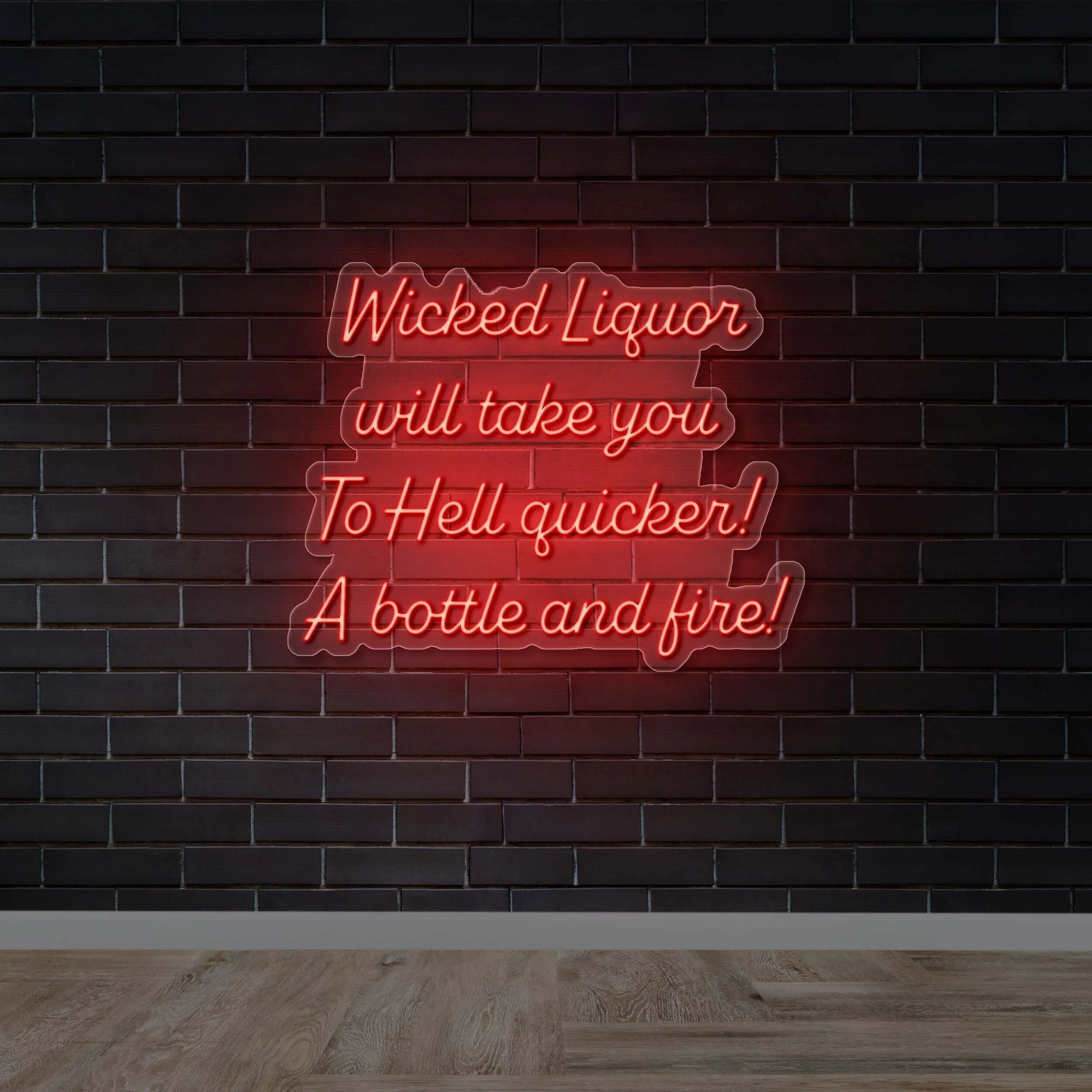 Wicked Liquor - Premium Neon Artwork
