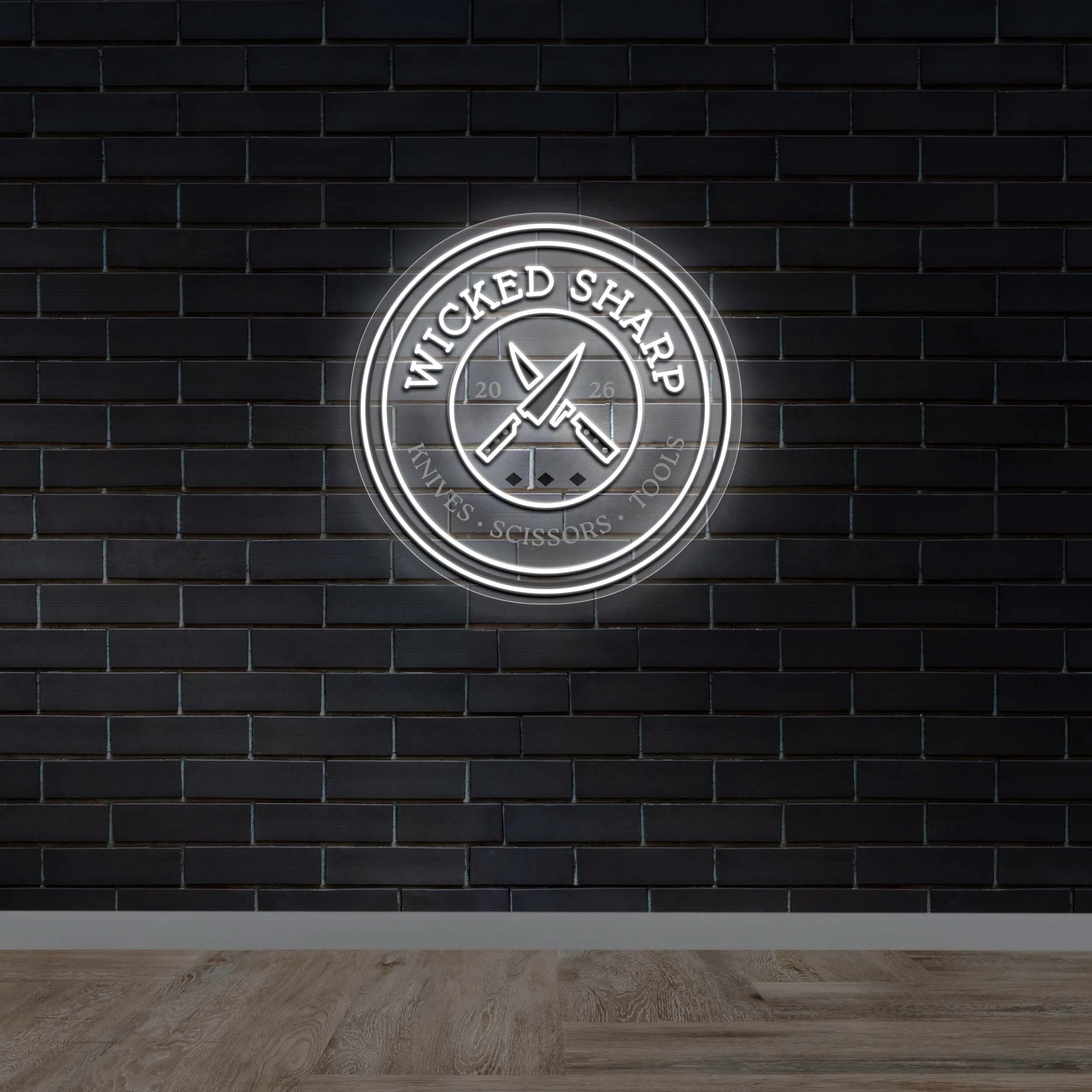 Wicked Sharp - Premium Neon Artwork
