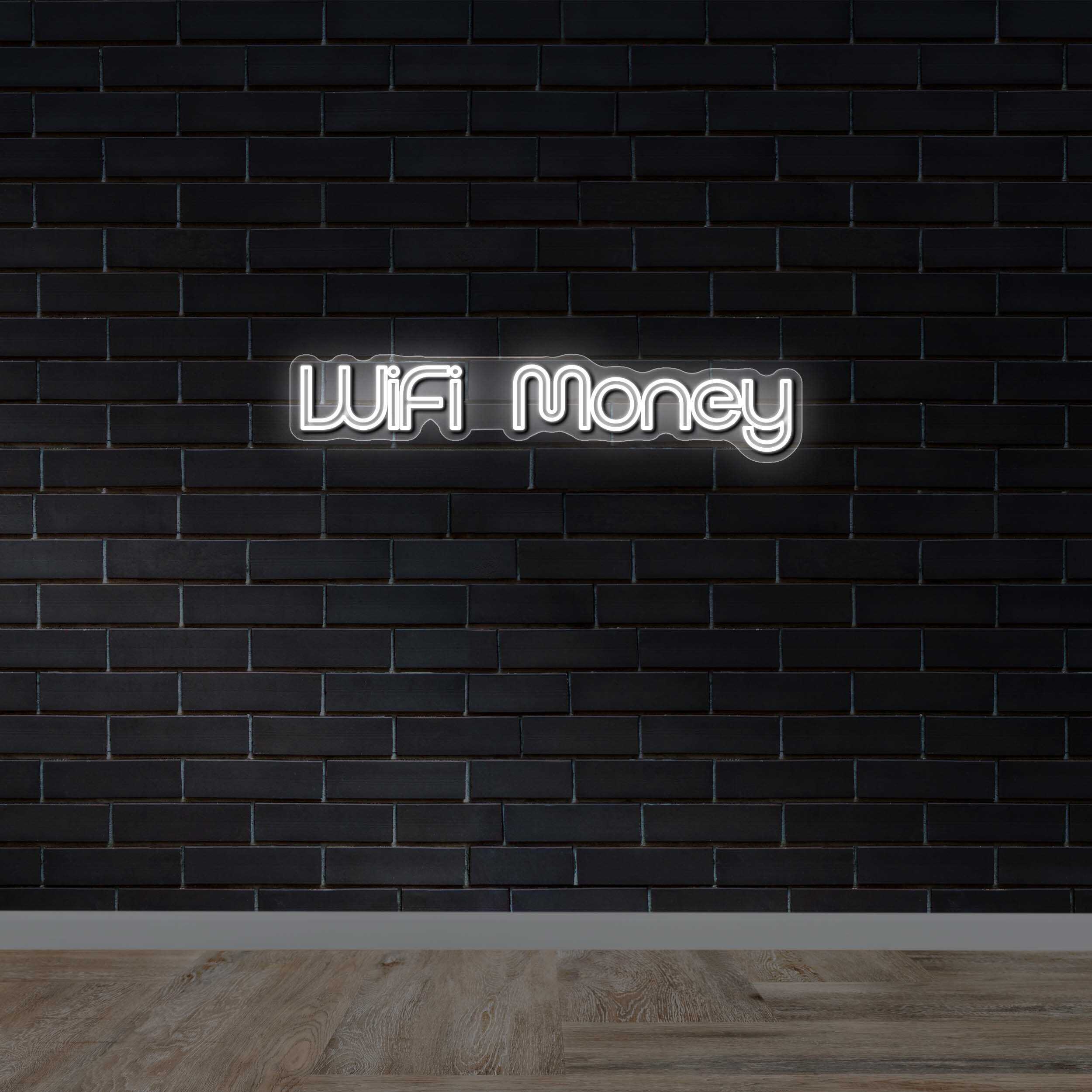 WIFI MONEY - Premium Neon Artwork