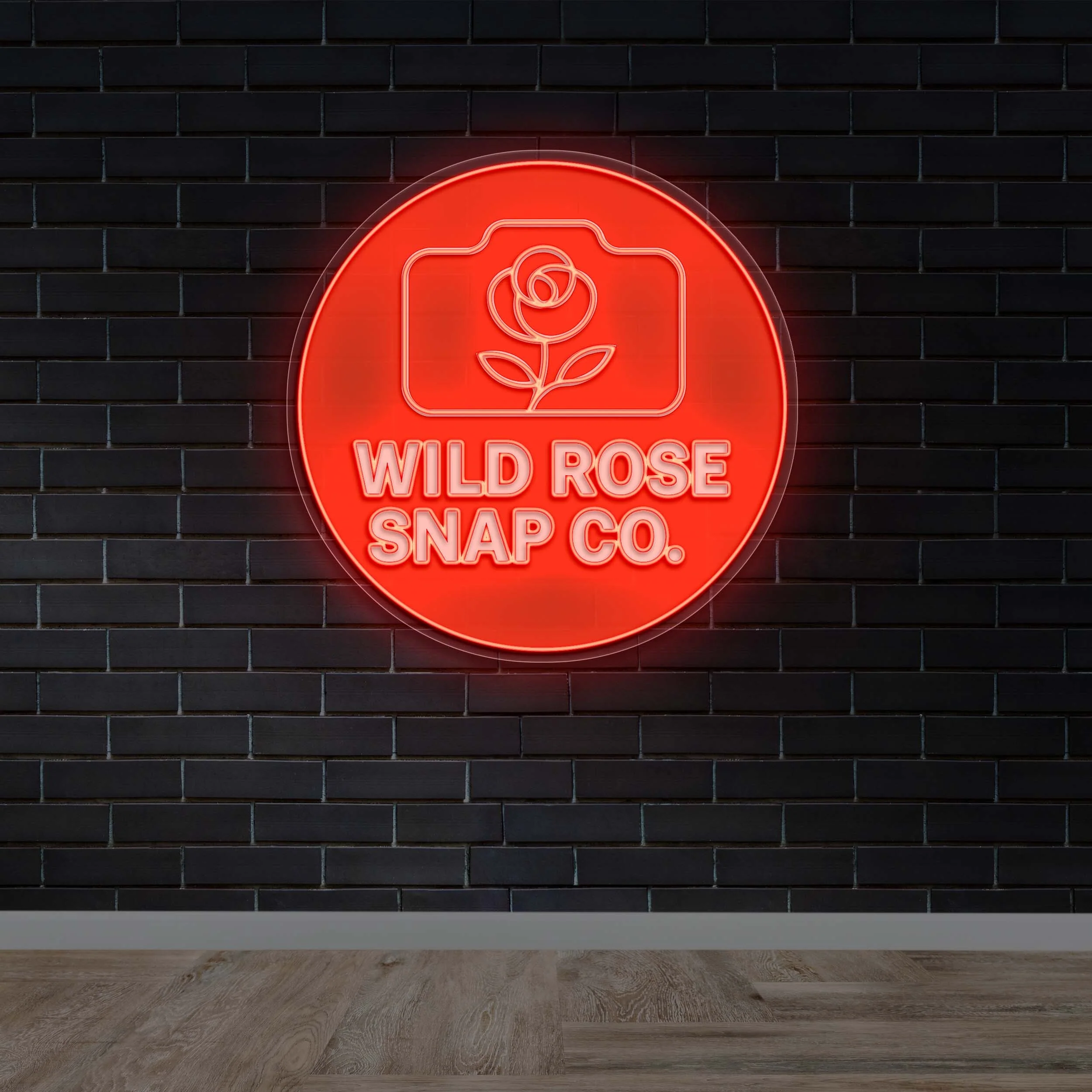 Wild Rose Snap Co - Premium Neon Artwork