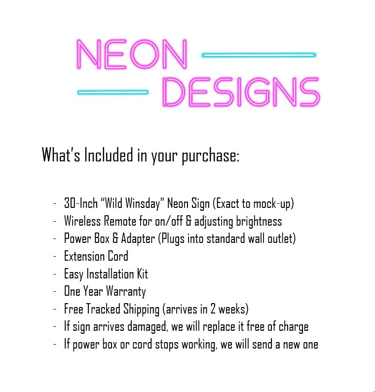Wild Winsday - Premium Neon Artwork - Image 2