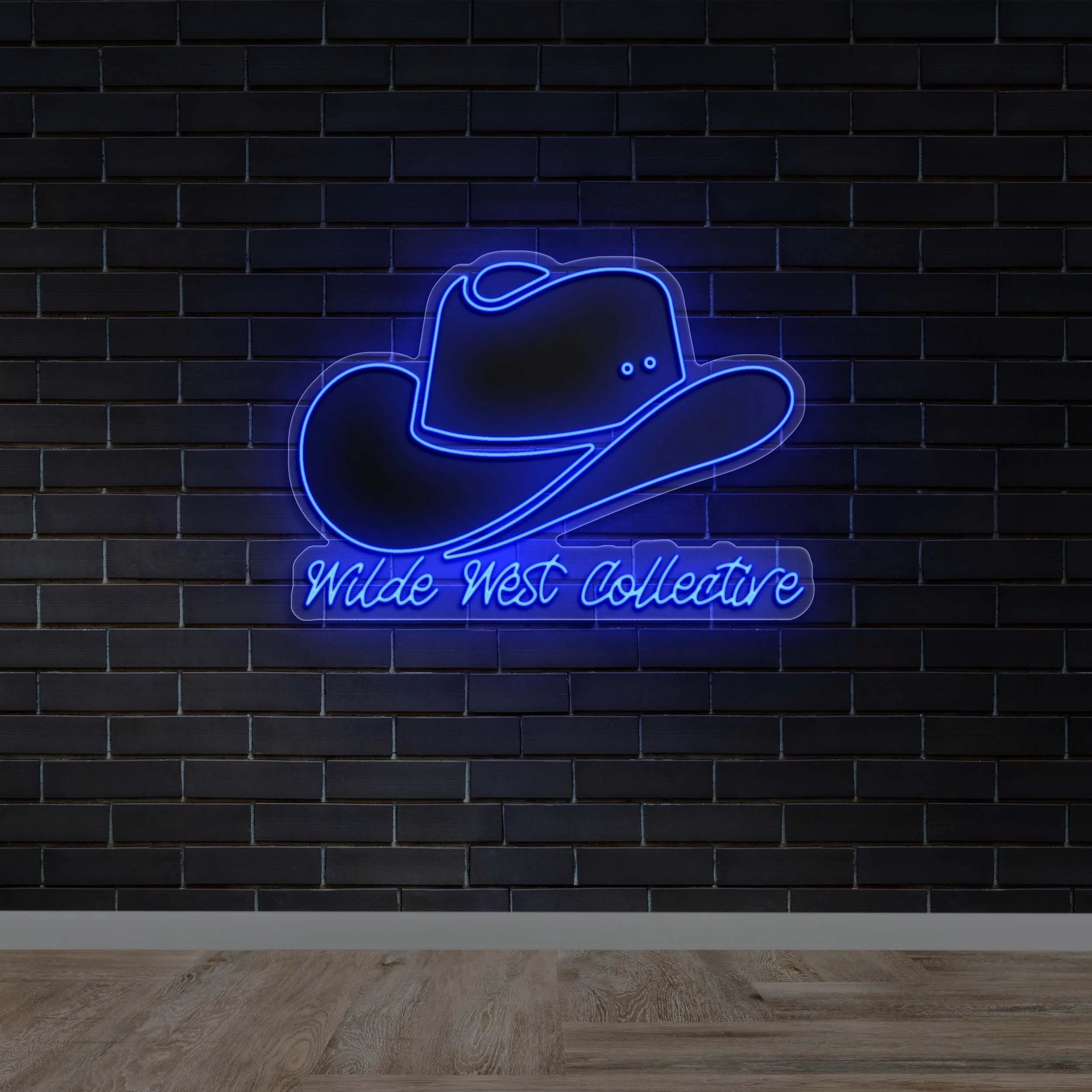 Wilde West Collective Hat (version 2) – Premium Neon Artwork
