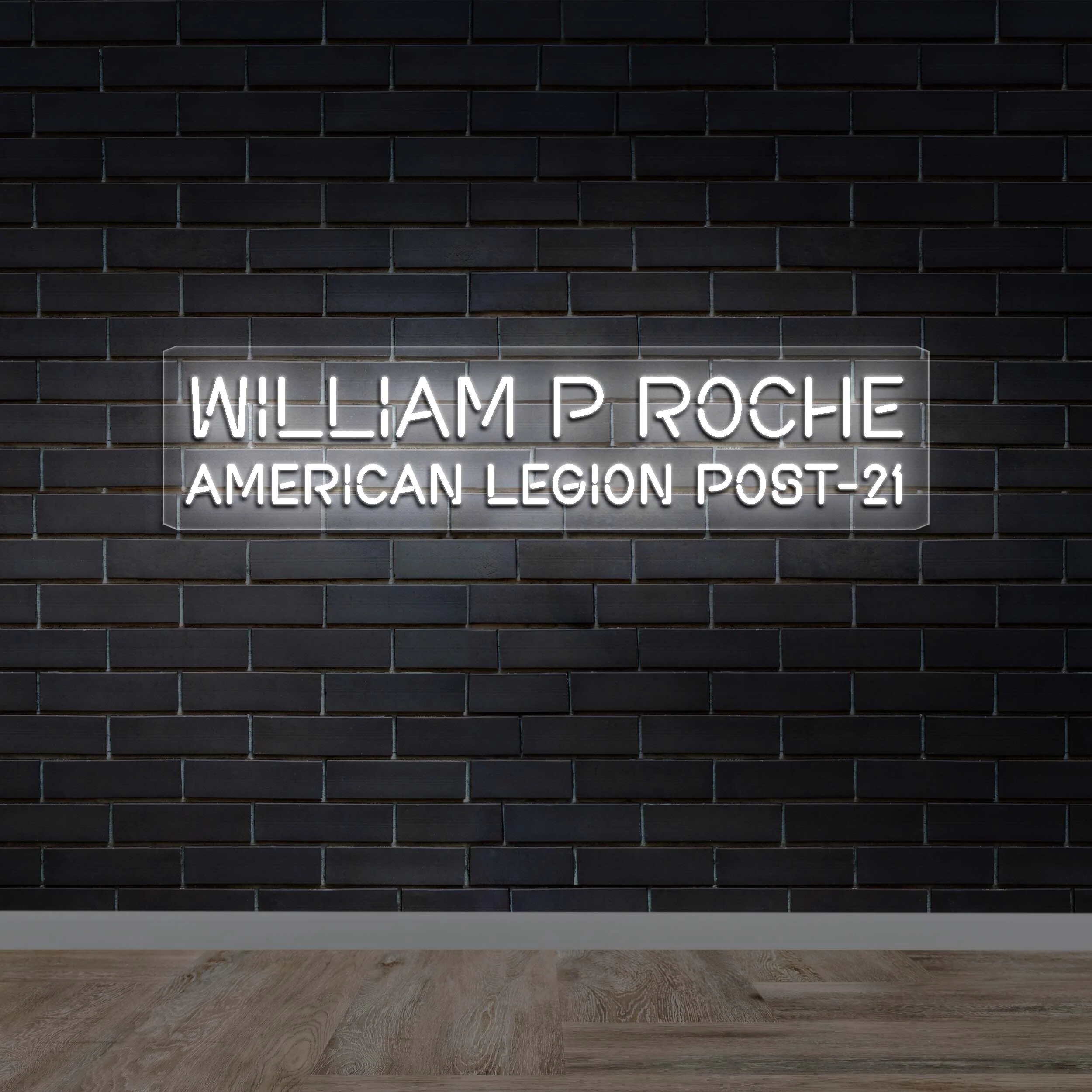 WILLIAM P ROCHE - Premium Neon Artwork