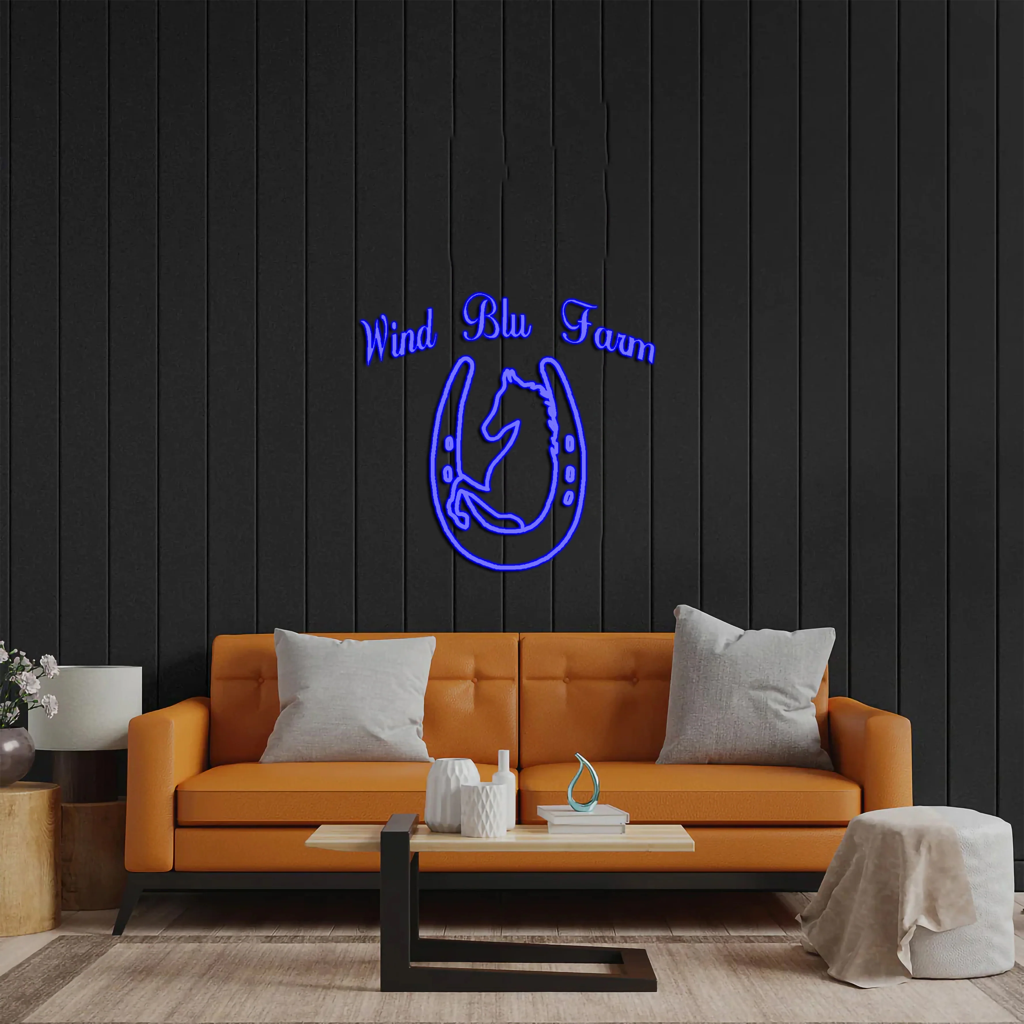 Wind Blu Farm - Premium Neon Artwork