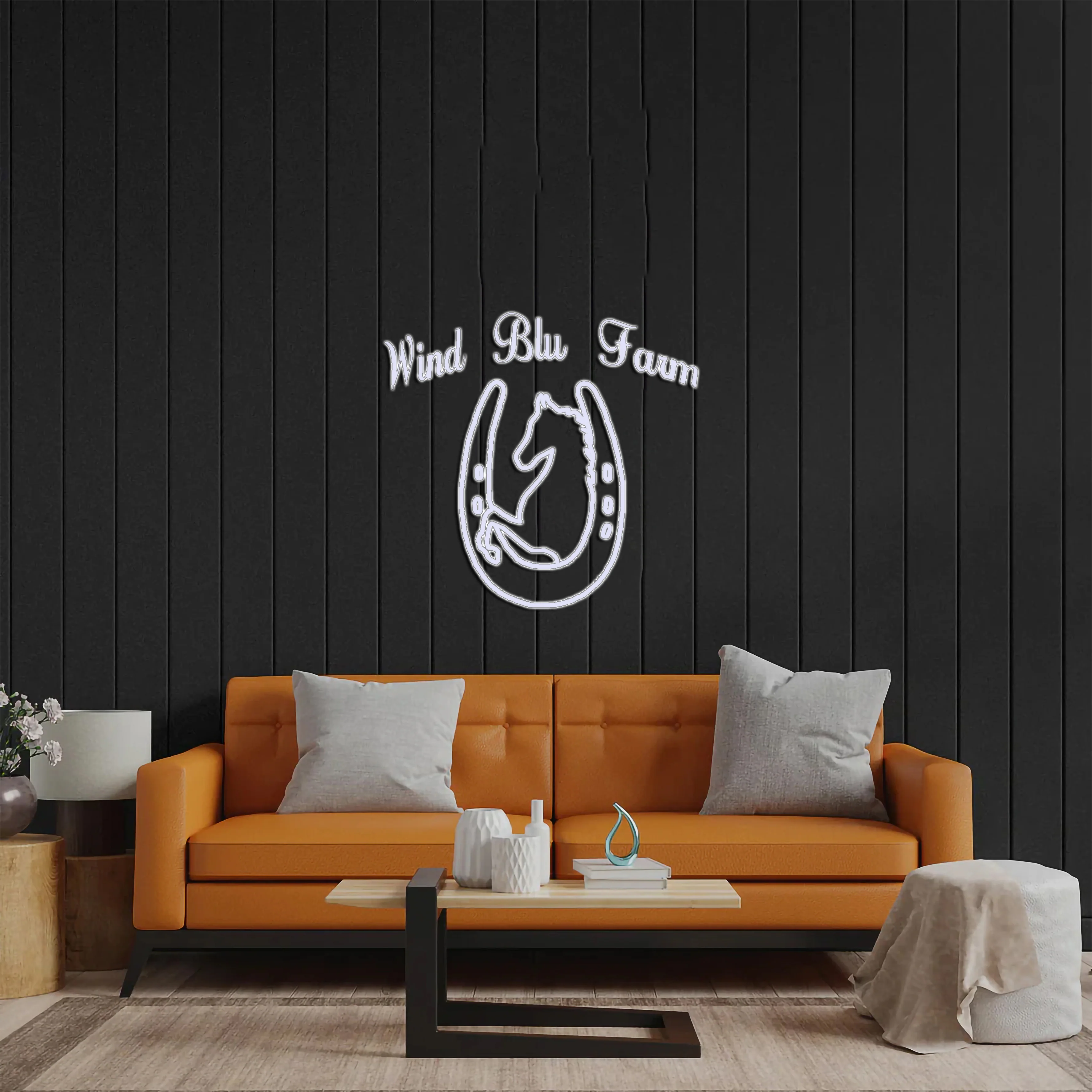 Wind Blu Farm - Premium Neon Artwork - Image 2