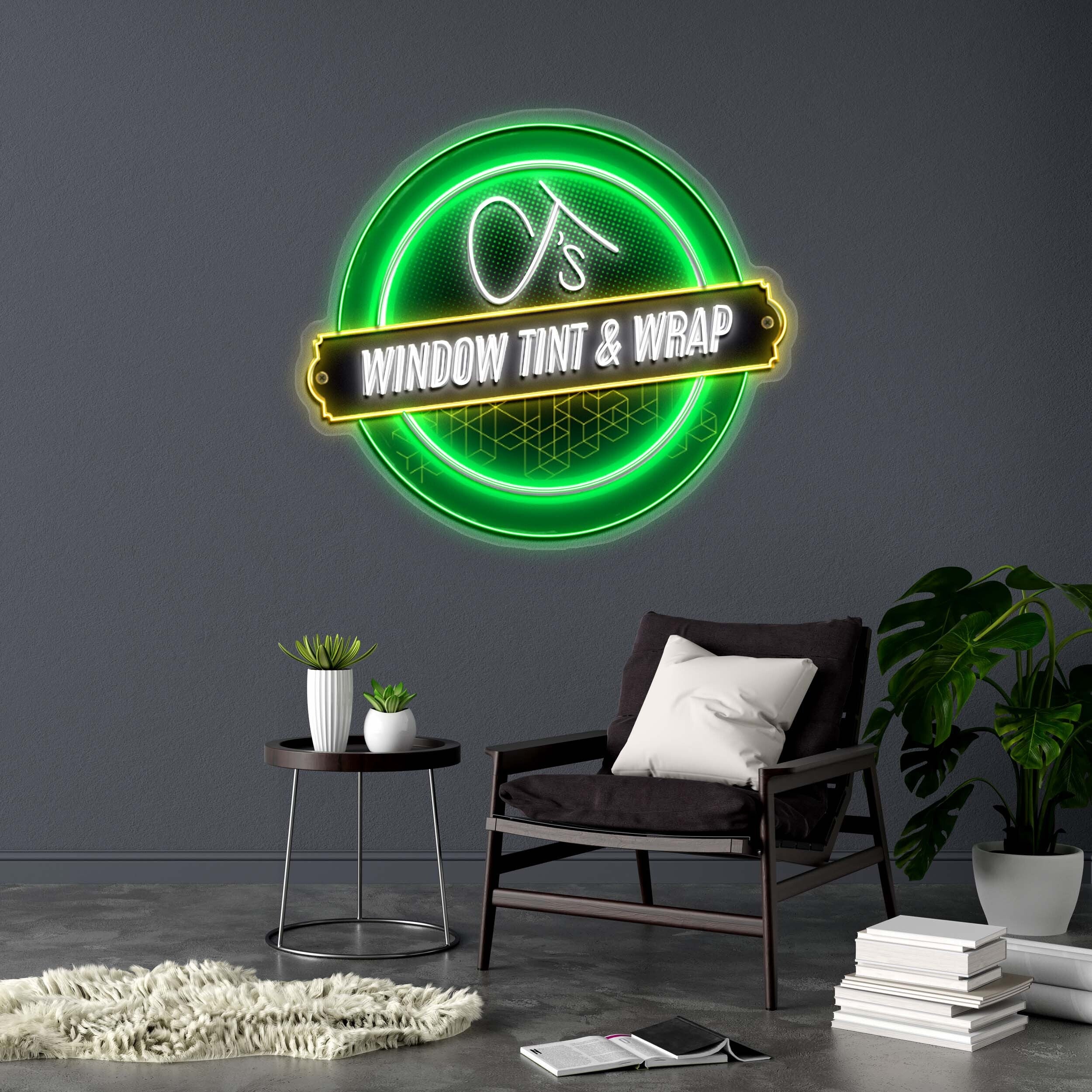 WINDOW TINT & WRAP - Premium Neon Artwork