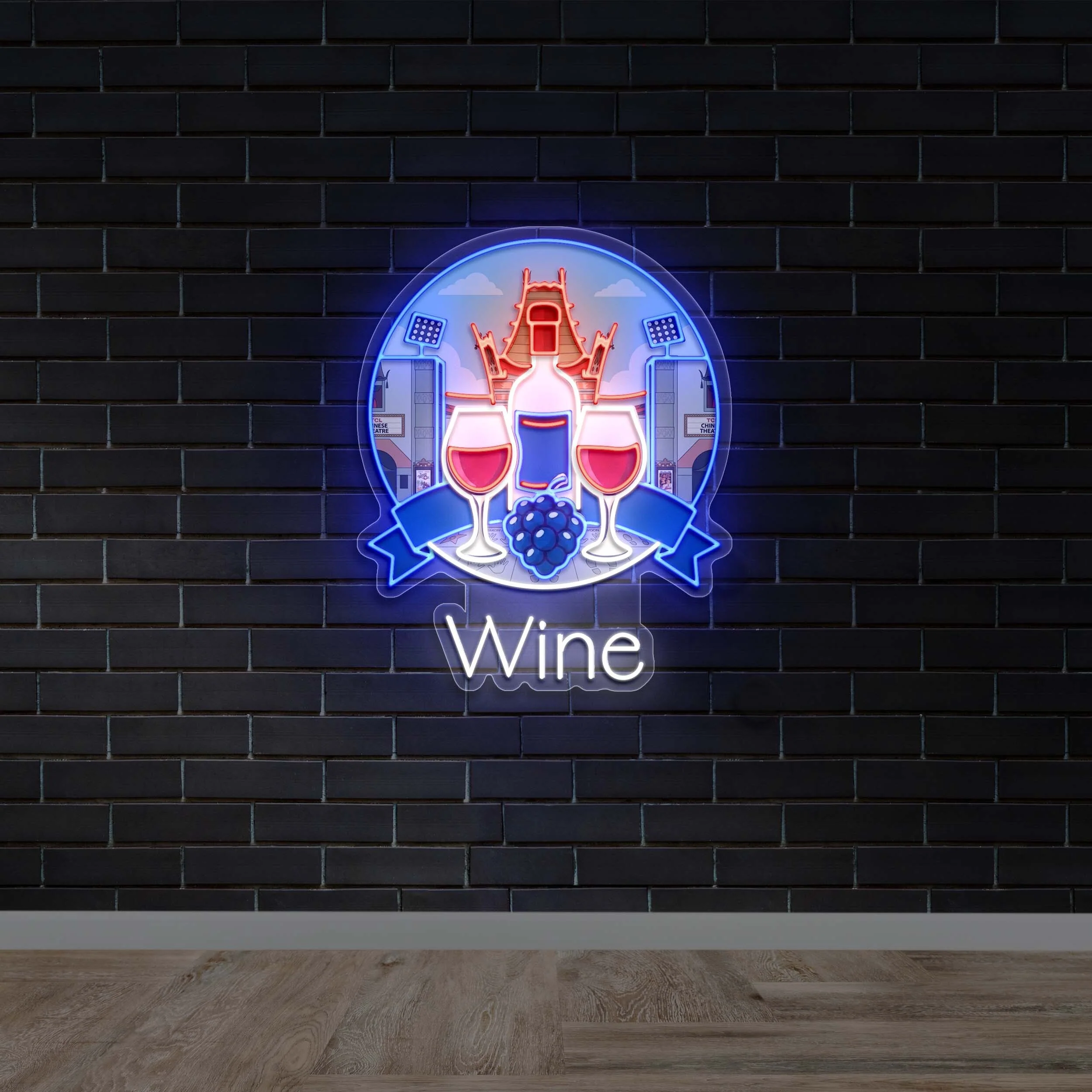 Wine - Premium Neon Artwork