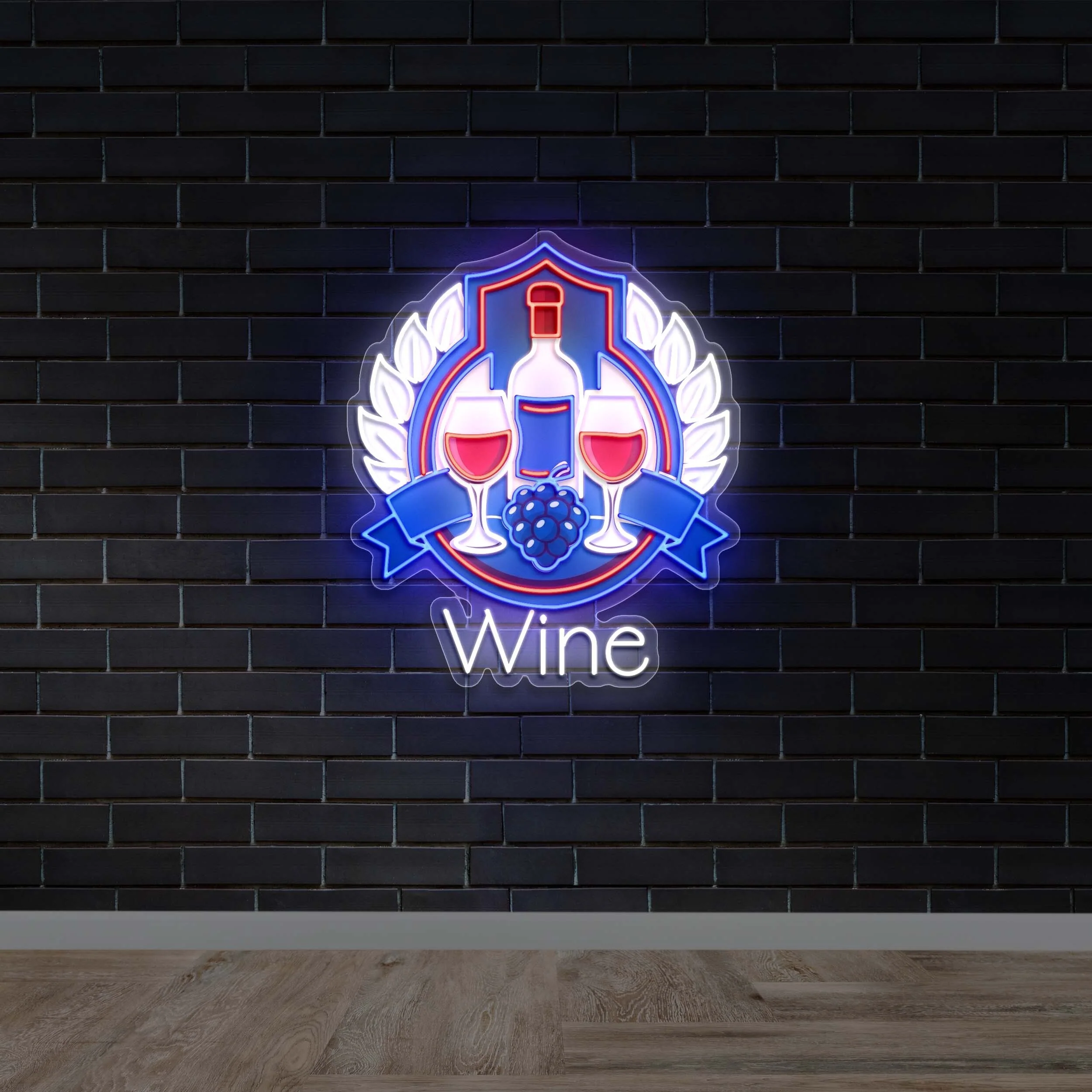 Wine - Premium Neon Artwork
