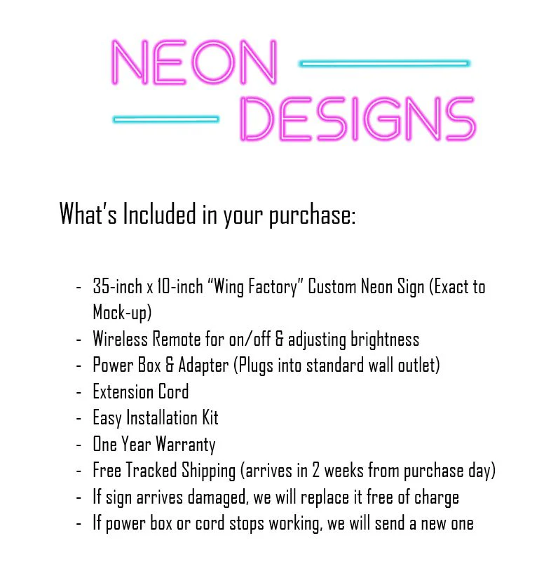 Wing Factory - Premium Neon Artwork - Image 2