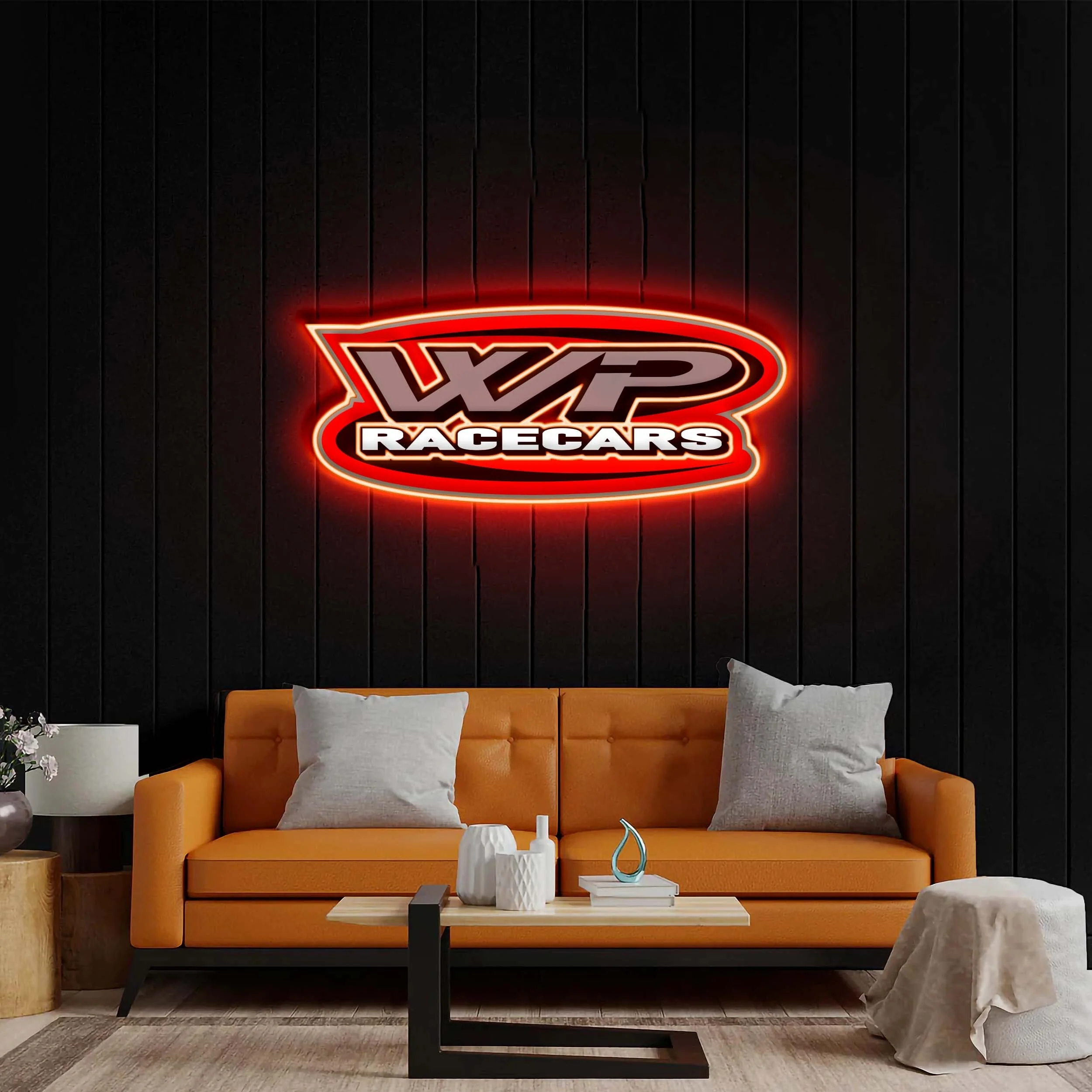 WP RACECARS - Premium Neon Artwork