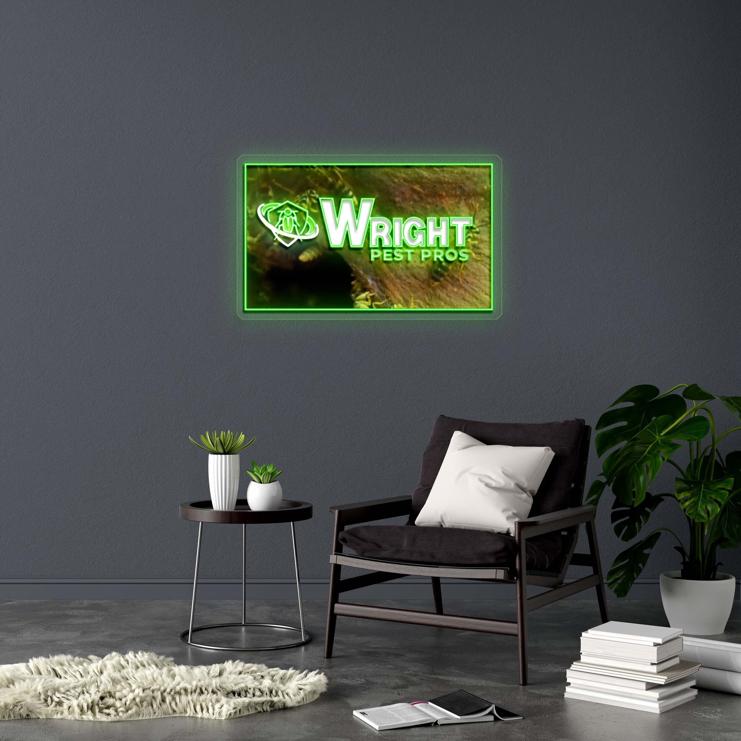 Wright Pest Pros - Premium Neon Artwork - Image 2