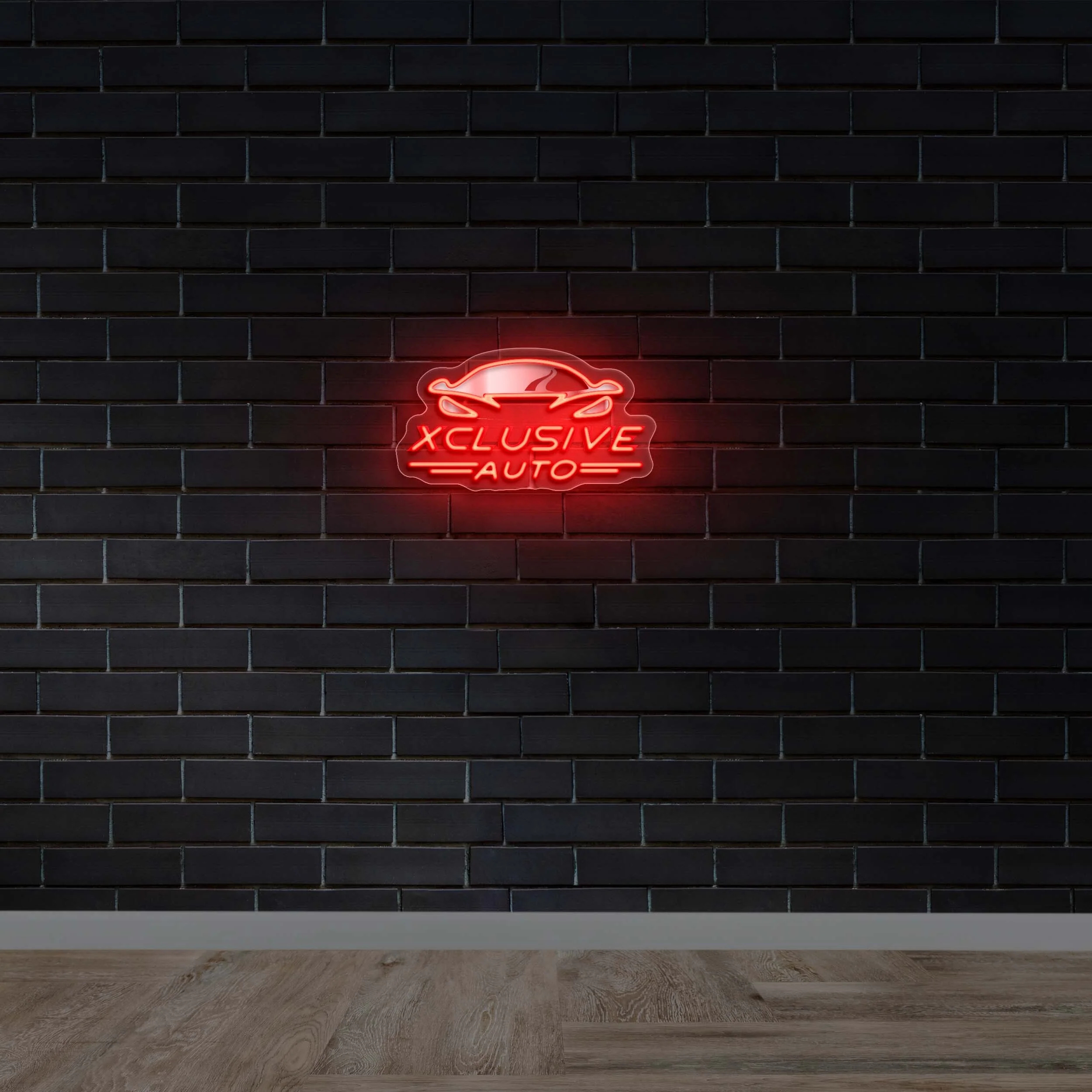 XCLUSIVE AUTO - Premium Neon Artwork