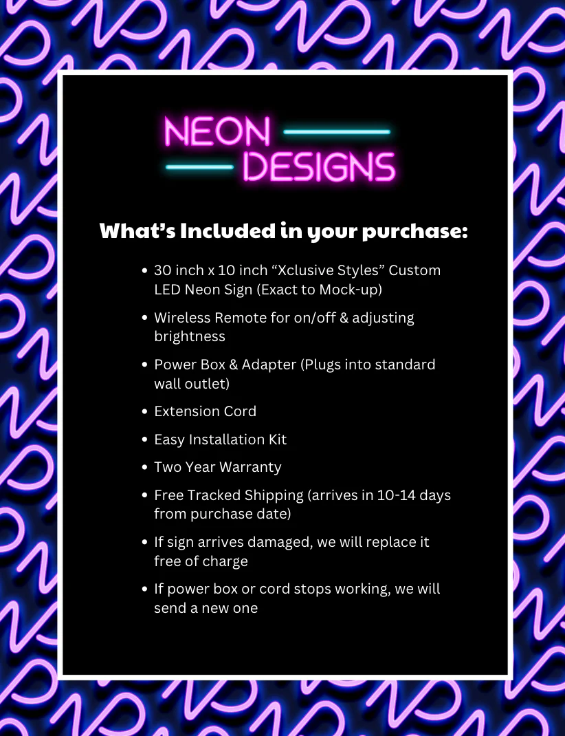 Xclusive Stylez - Premium Neon Artwork - Image 2