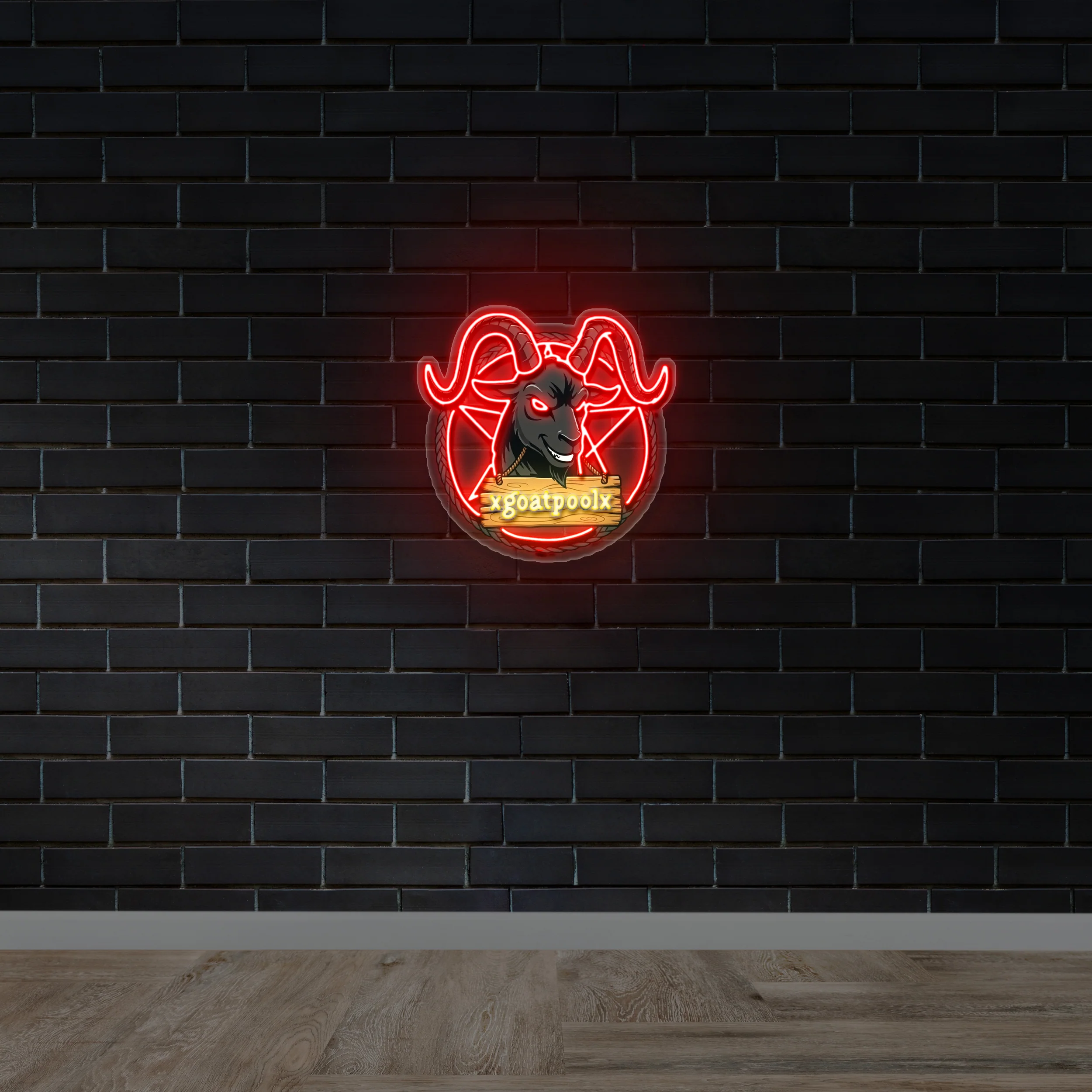 XGOATPOOLX - Premium Neon Artwork