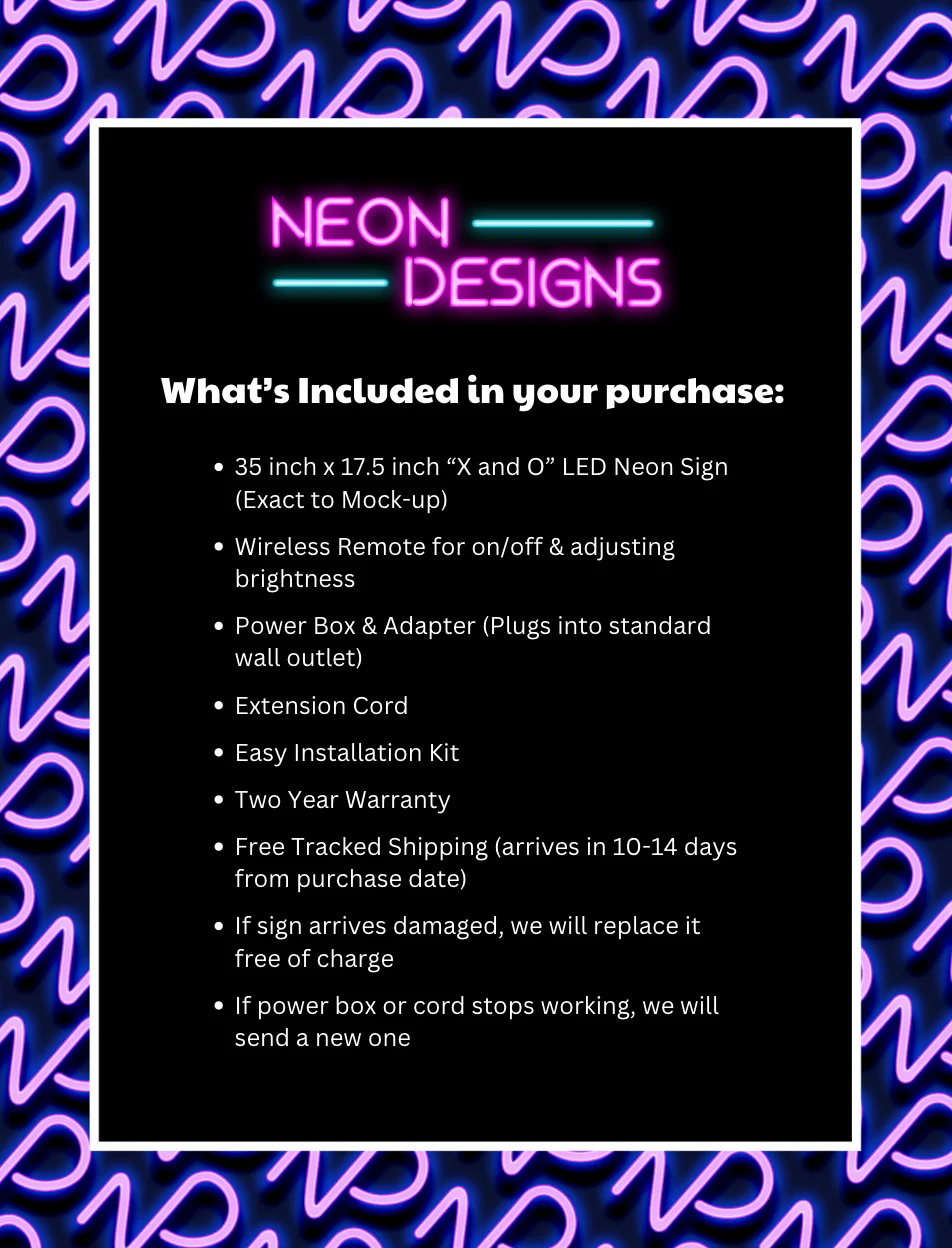XO - Premium Neon Artwork - Image 2