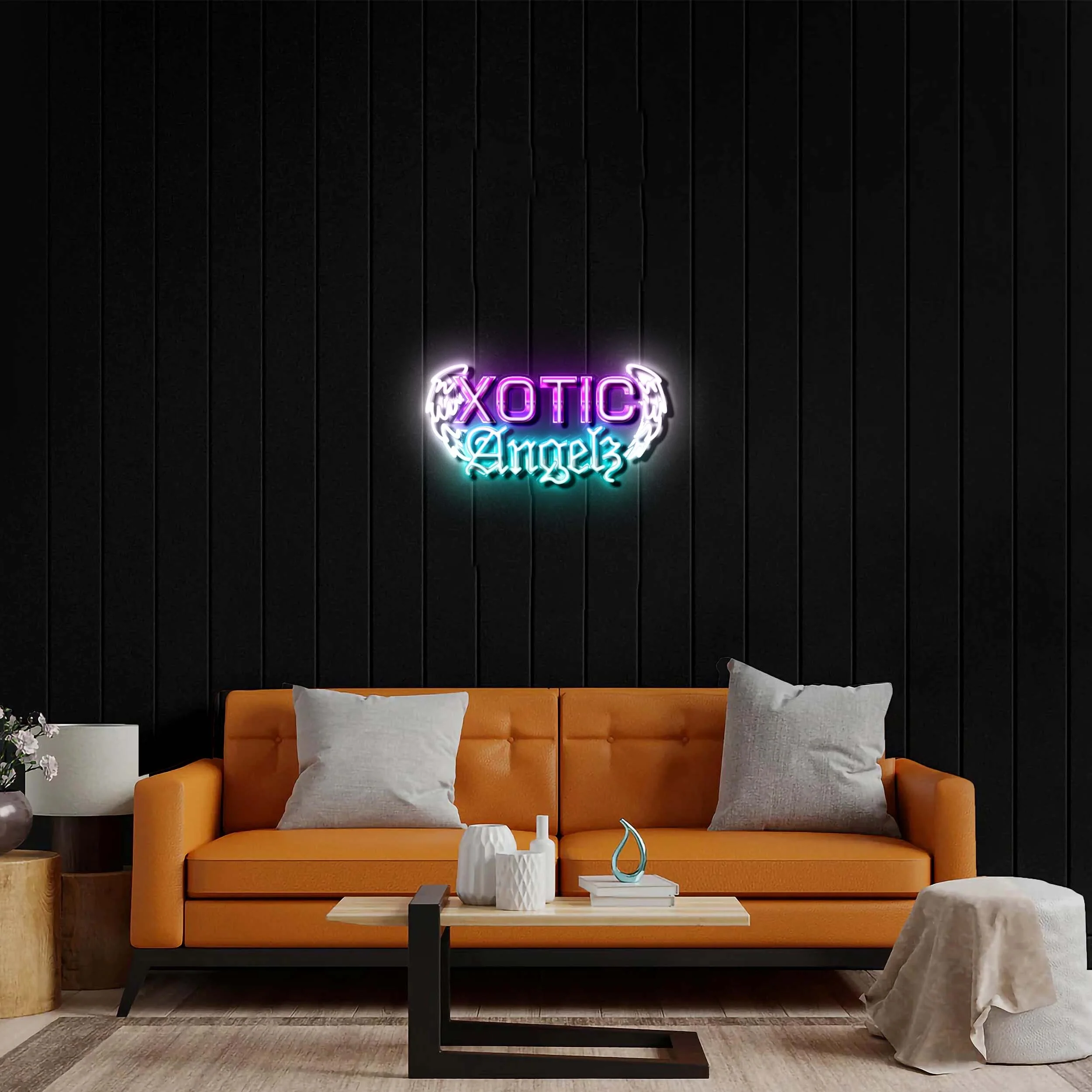 Xotic Angels - Premium Neon Artwork
