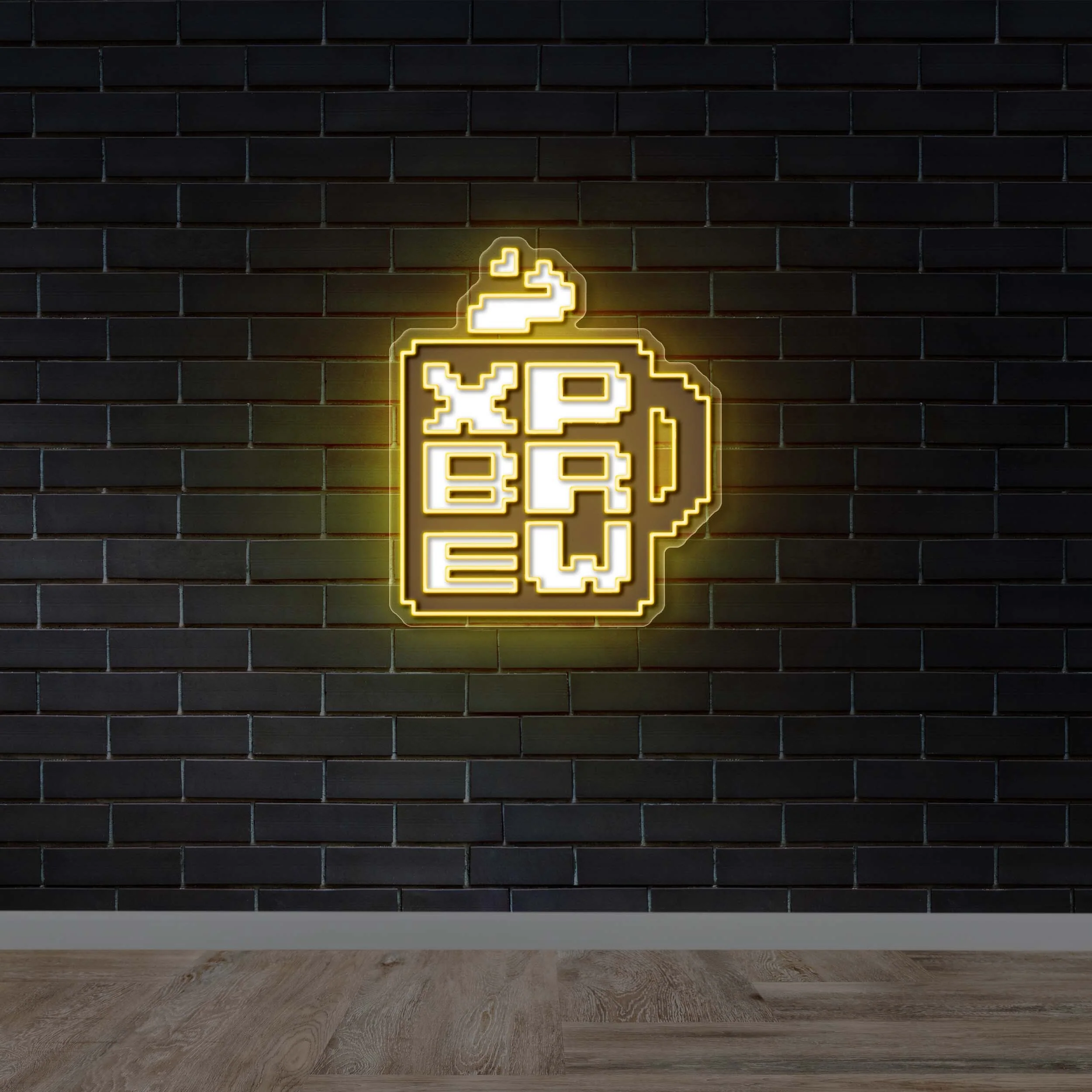 XP Brew - Premium Neon Artwork
