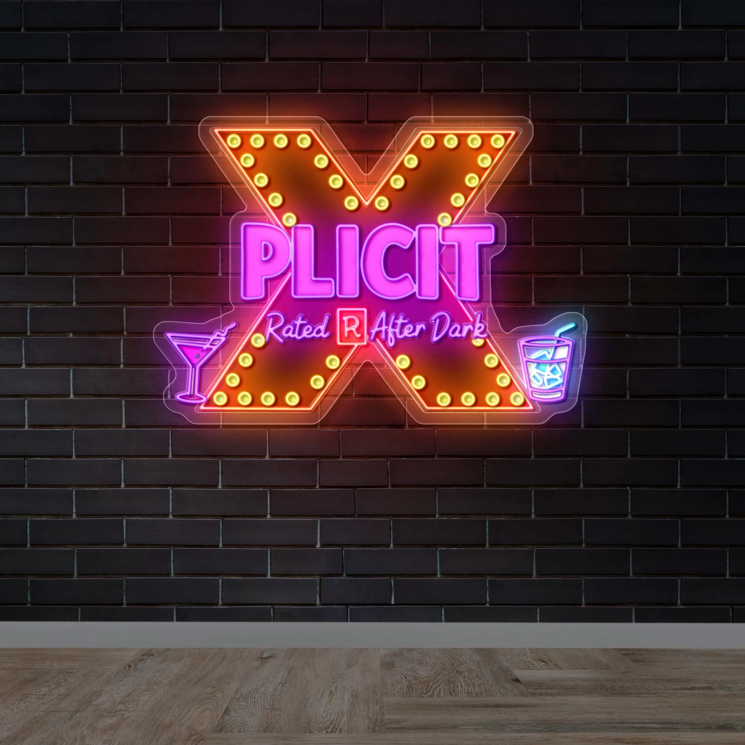 XPLICIT - Premium Neon Artwork