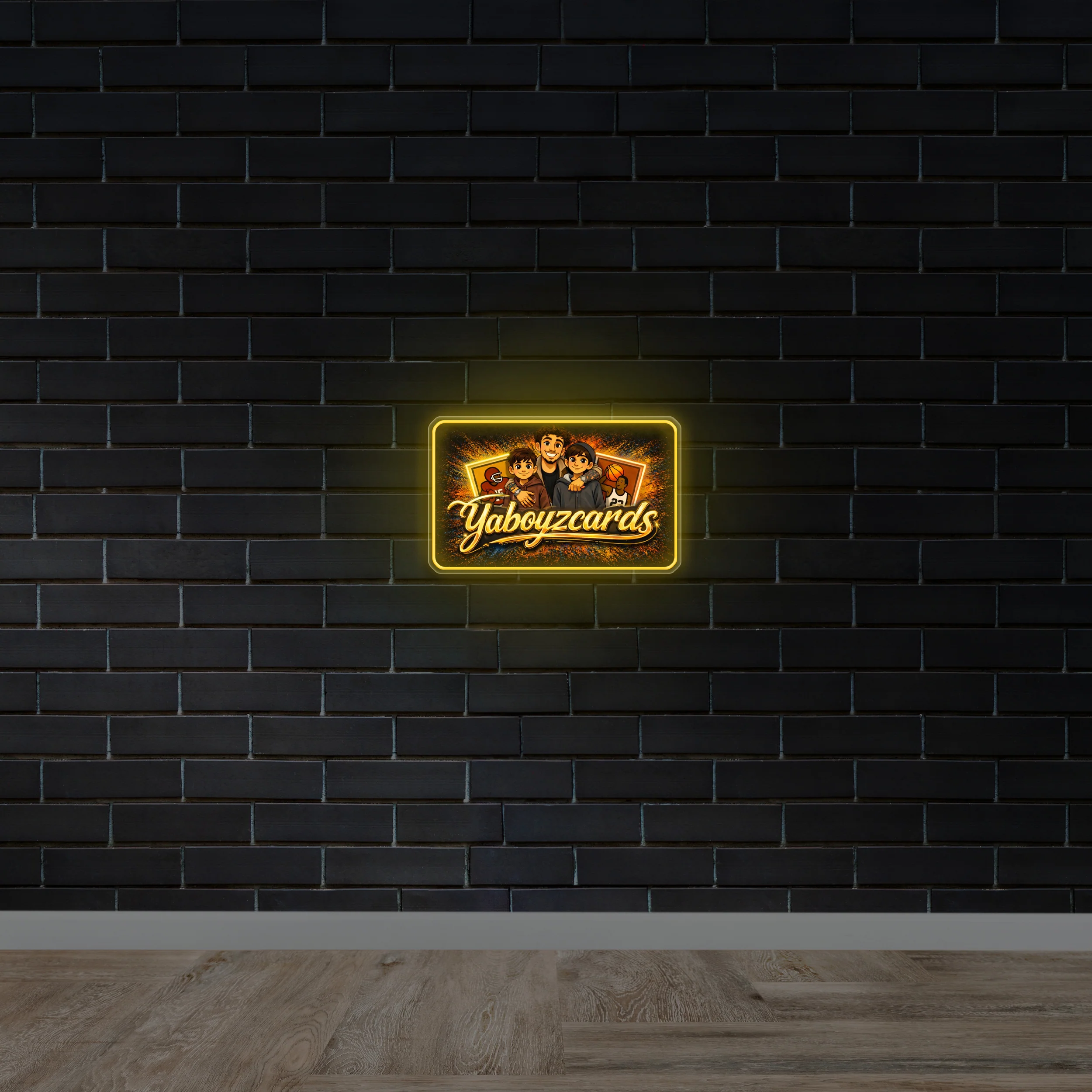 YaboyzCards | 2nd Version - Premium Neon Artwork