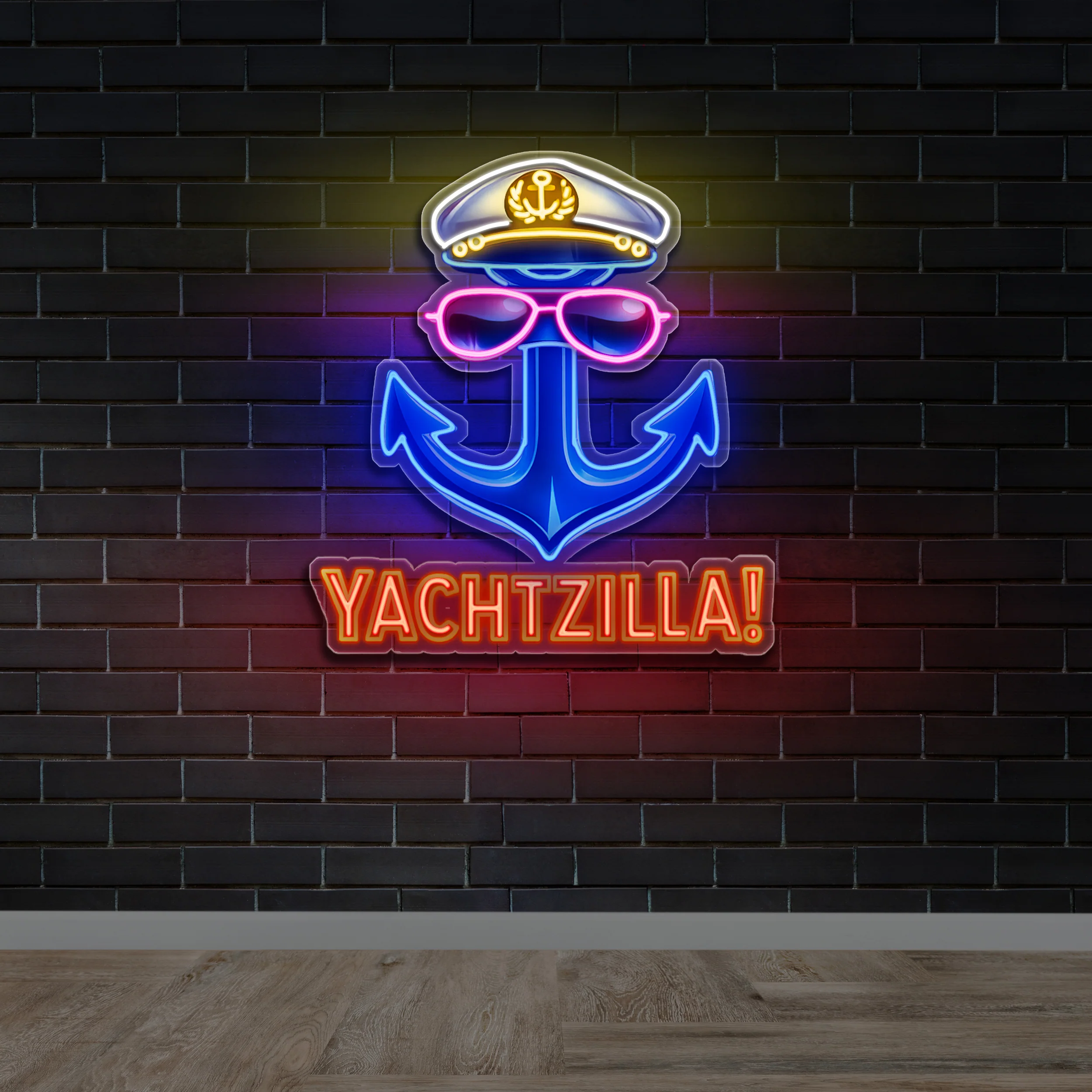 Yachtzilla! - Premium Neon Artwork