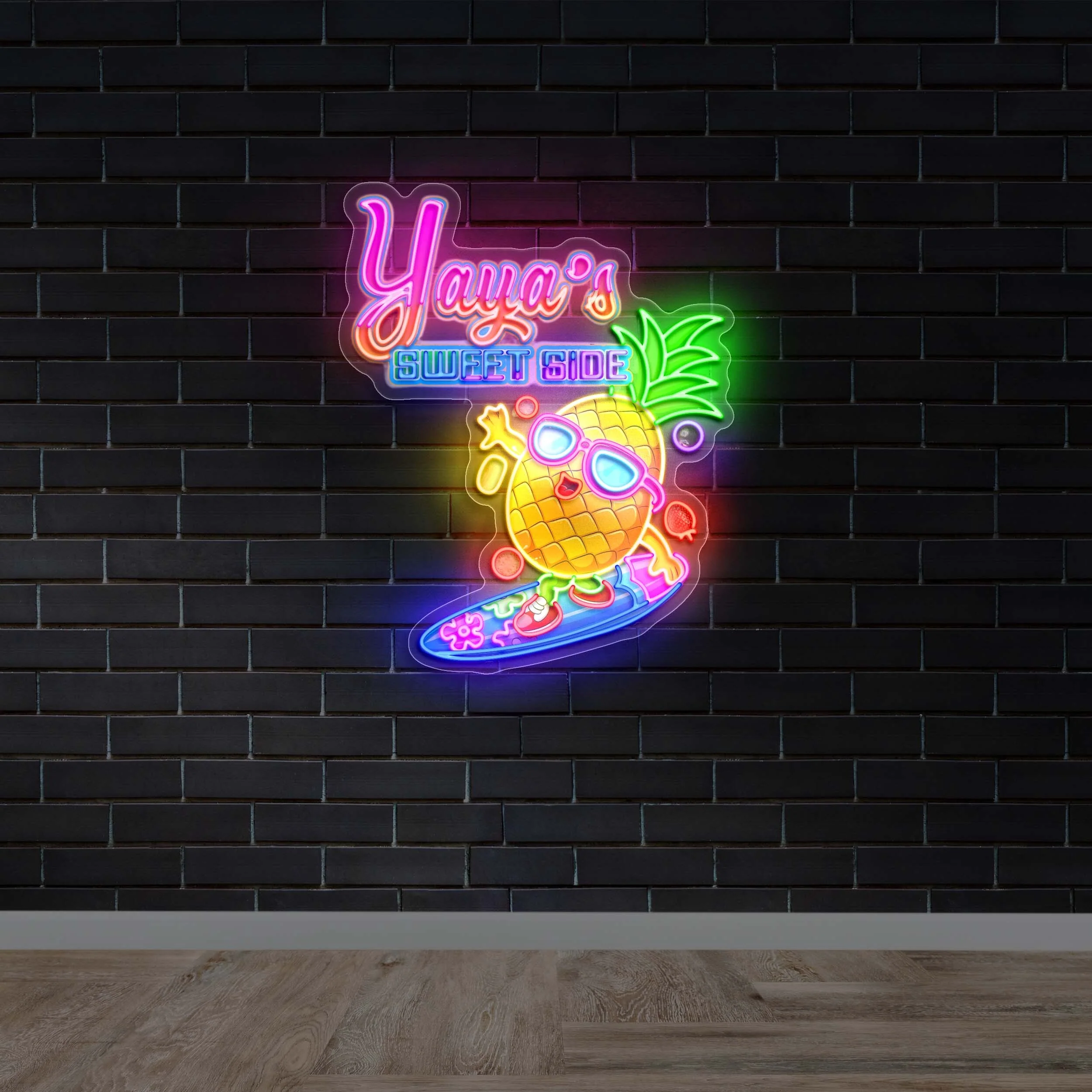 Yaya's Sweet Side - Premium Neon Artwork