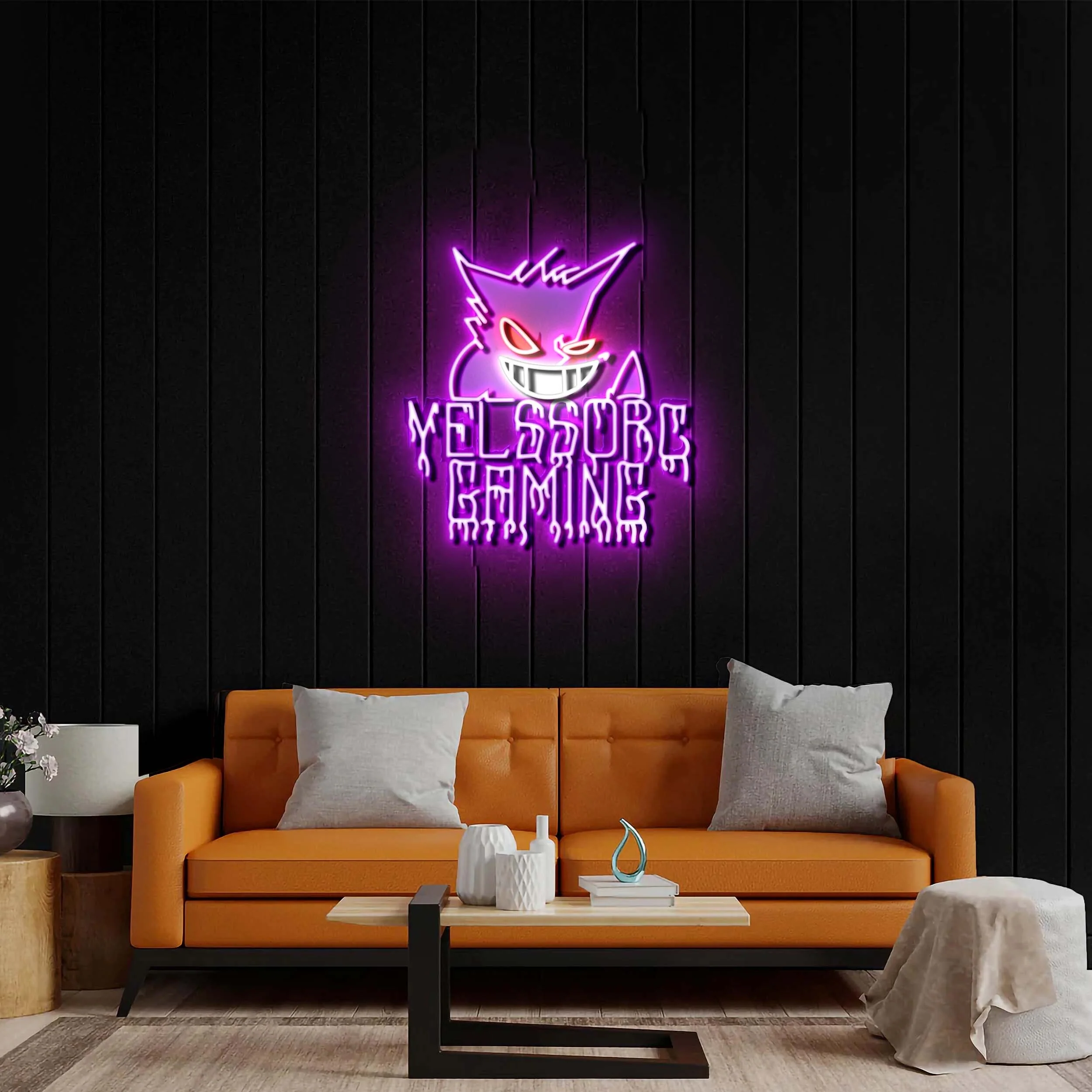 Yelssorc Gaming - Premium Neon Artwork