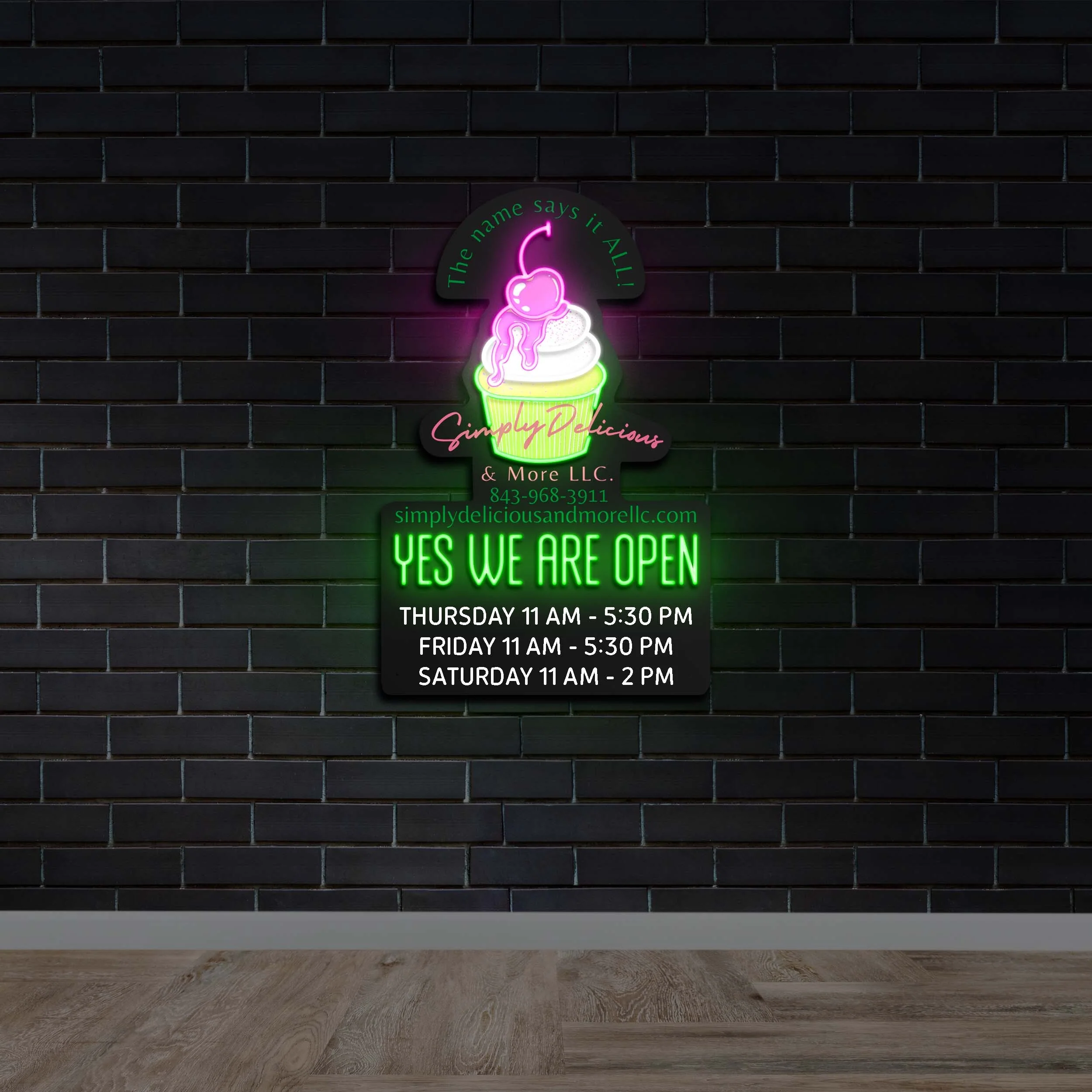 YES WE ARE OPEN | 2nd Version - Premium Neon Artwork - Image 2