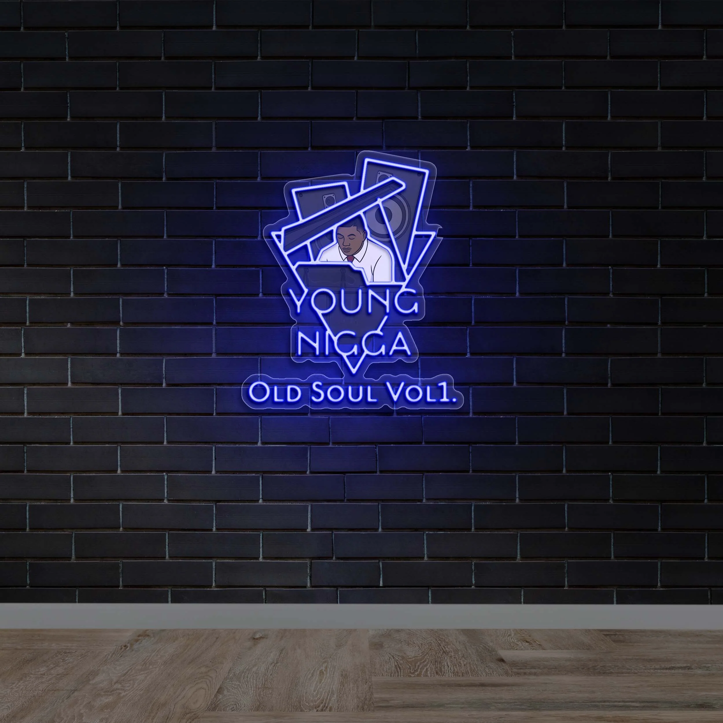 YOUNG NIGGA | 2nd Version- Premium Neon Artwork