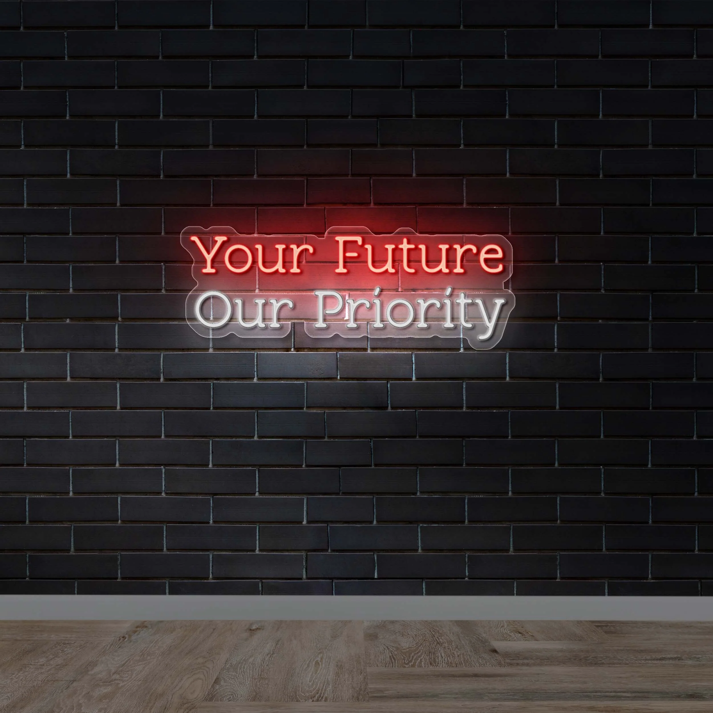 Your Future Our Priority – Premium Neon Artwork - Image 2