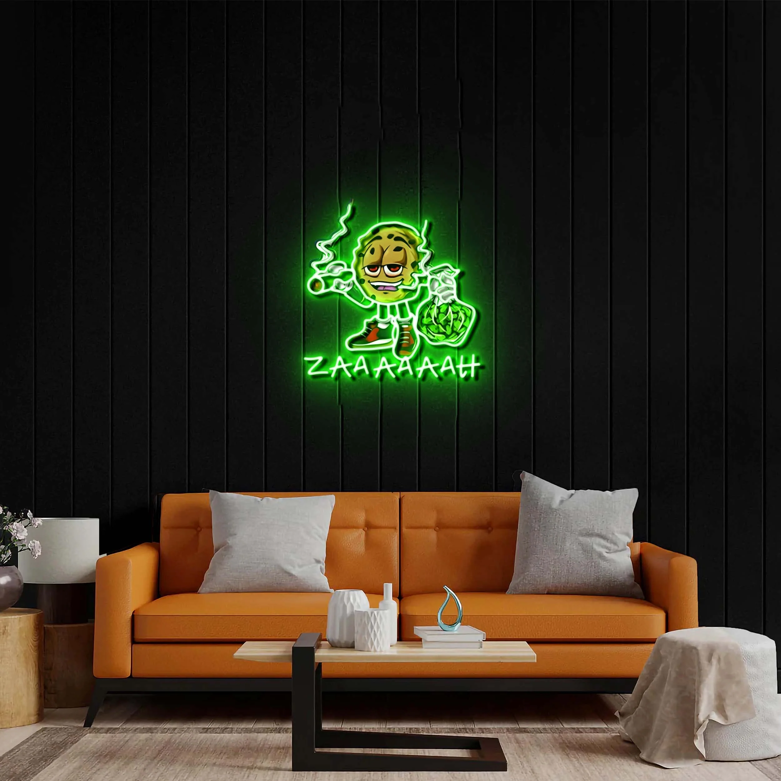 ZAAAAAH - Premium Neon Artwork
