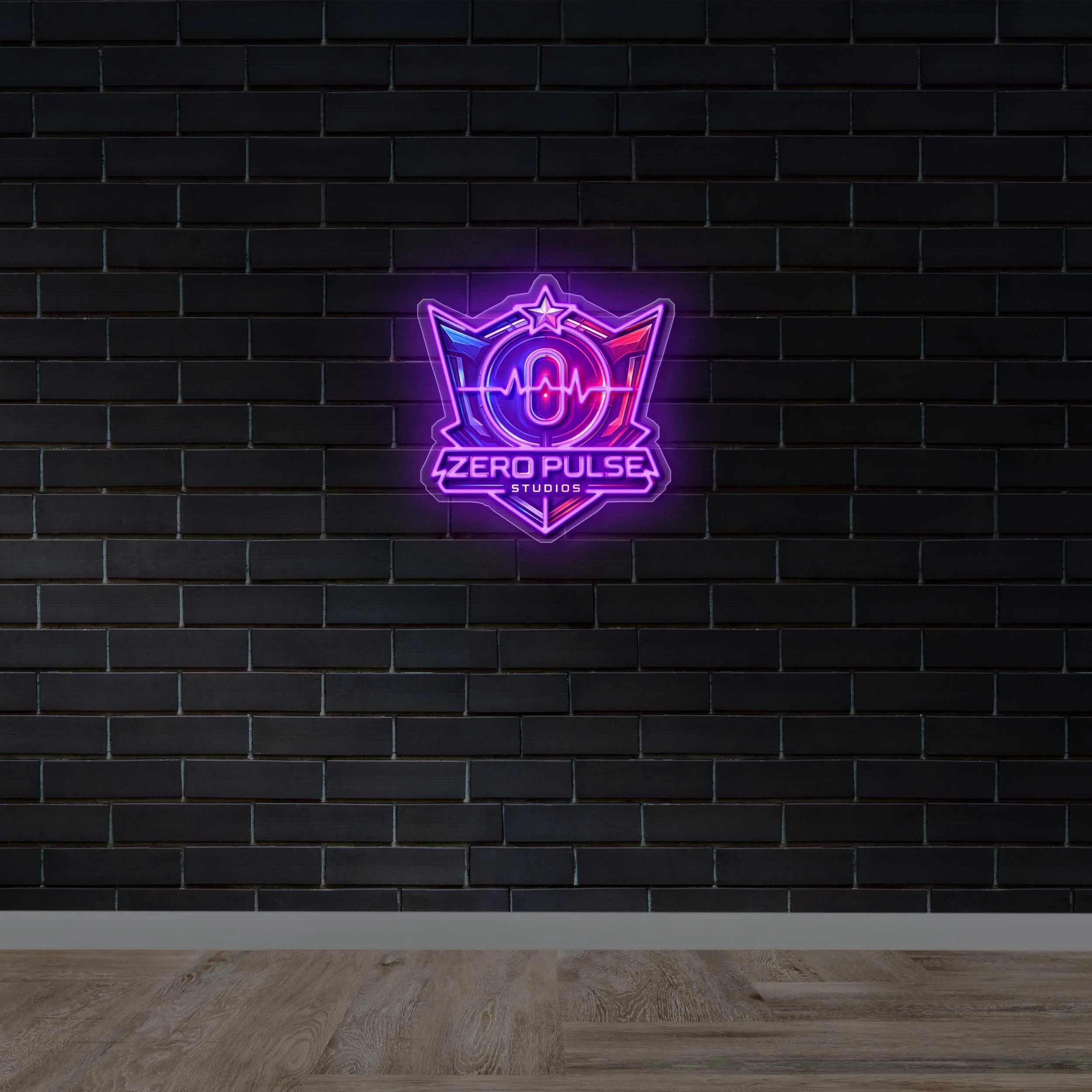 ZERO PULSE - Premium Neon Artwork